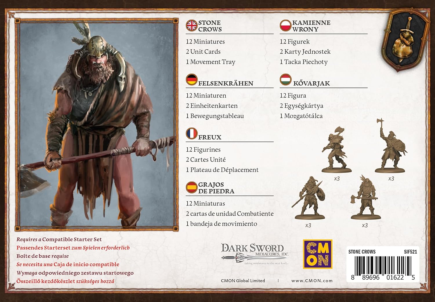 CMON A Song of Ice & Fire: Stone Crows Miniatures Game Expansion 9