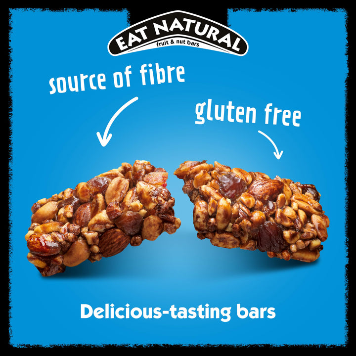 Eat Natural Protein Peanuts, Almonds & Cocoa Fruit & Nut Bars 12 x 40g