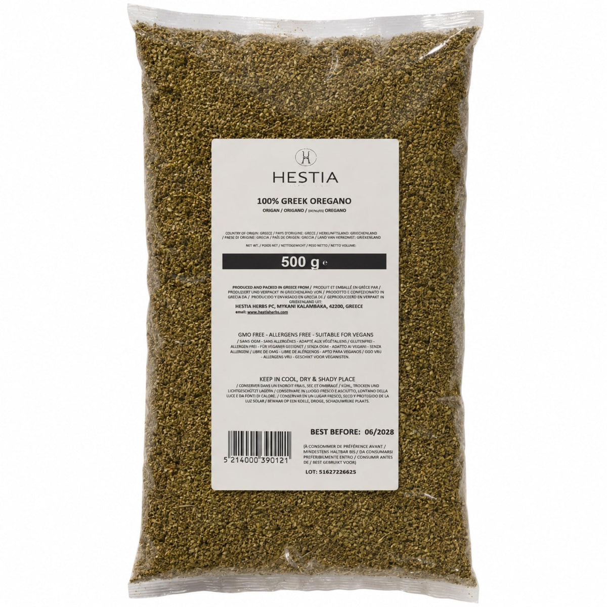 Hestia Greek Dried Oregano - 500 g