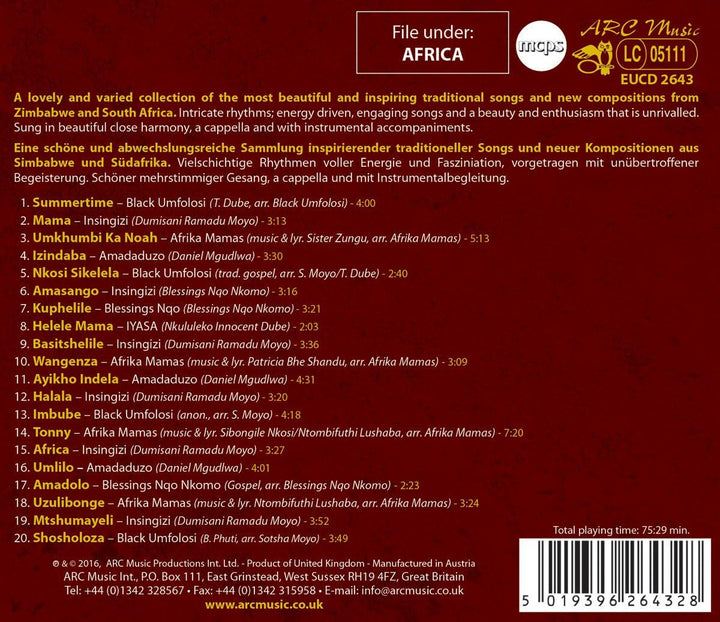 Various Artists - Best Of African Mbube [Audio CD] (‎B01D42Z1QS)