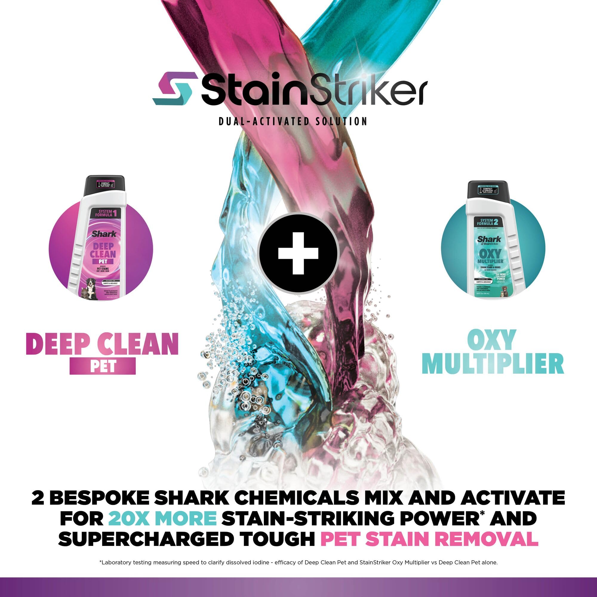 Shark StainStriker Pet Formula Bundle 946ml Oxy Multiplier Refill | Deep Clean Pet Formula 4