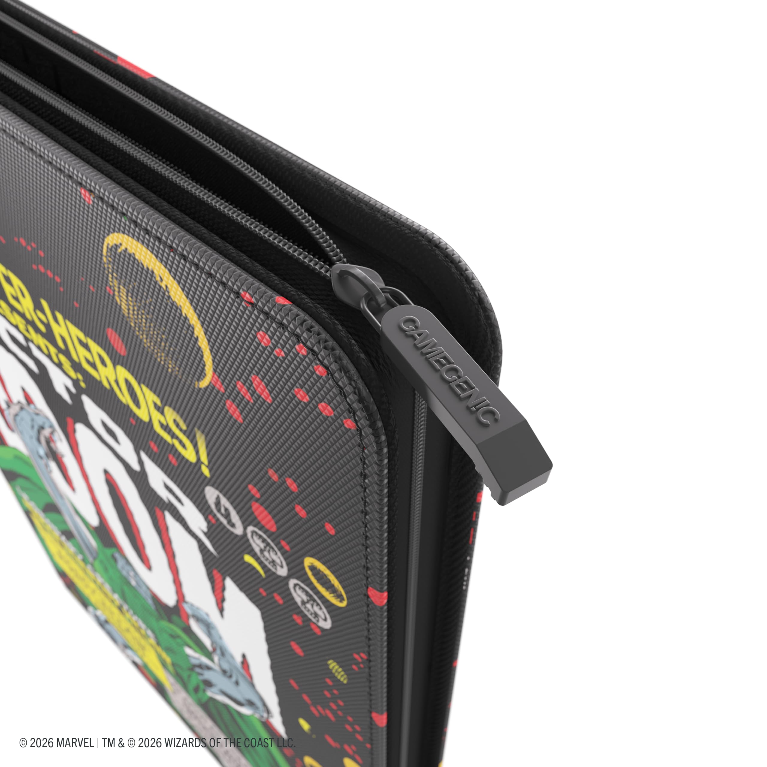 Gamegenic Marvel Super Heroes Zip-Up Album - Holds 360 Cards | Side-Loading Pockets | Multicolor 4