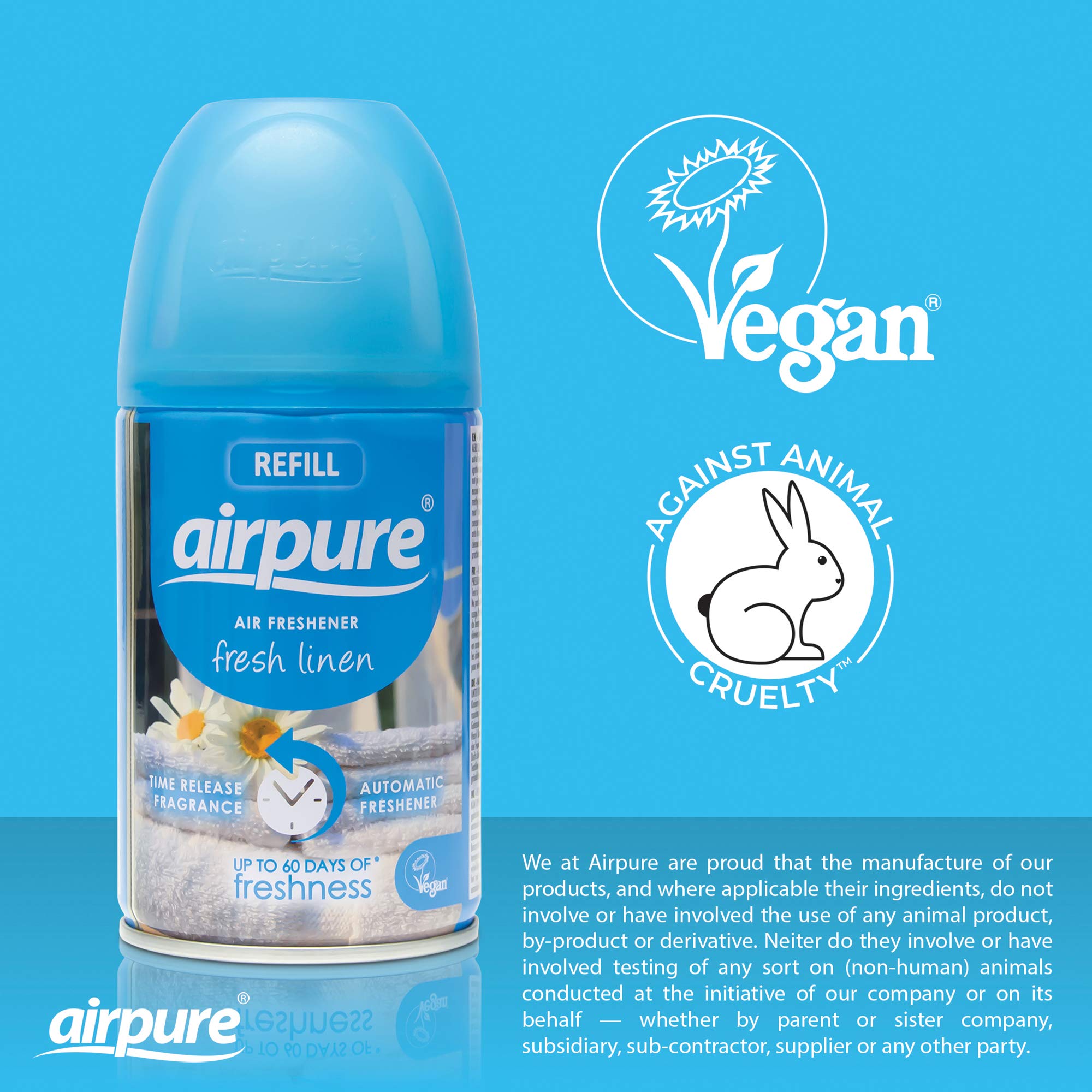 AirPure - Linen Scent Auto Refill for Air Freshener 9