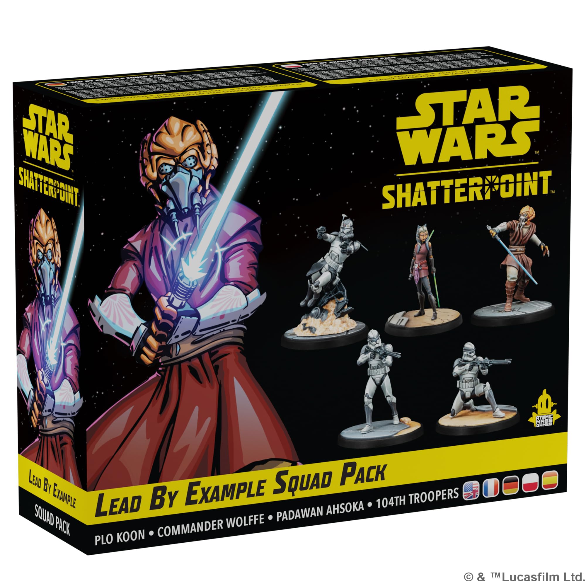 Atomic Mass Games Star Wars Shatterpoint: Lead by Example Squad Pack 1