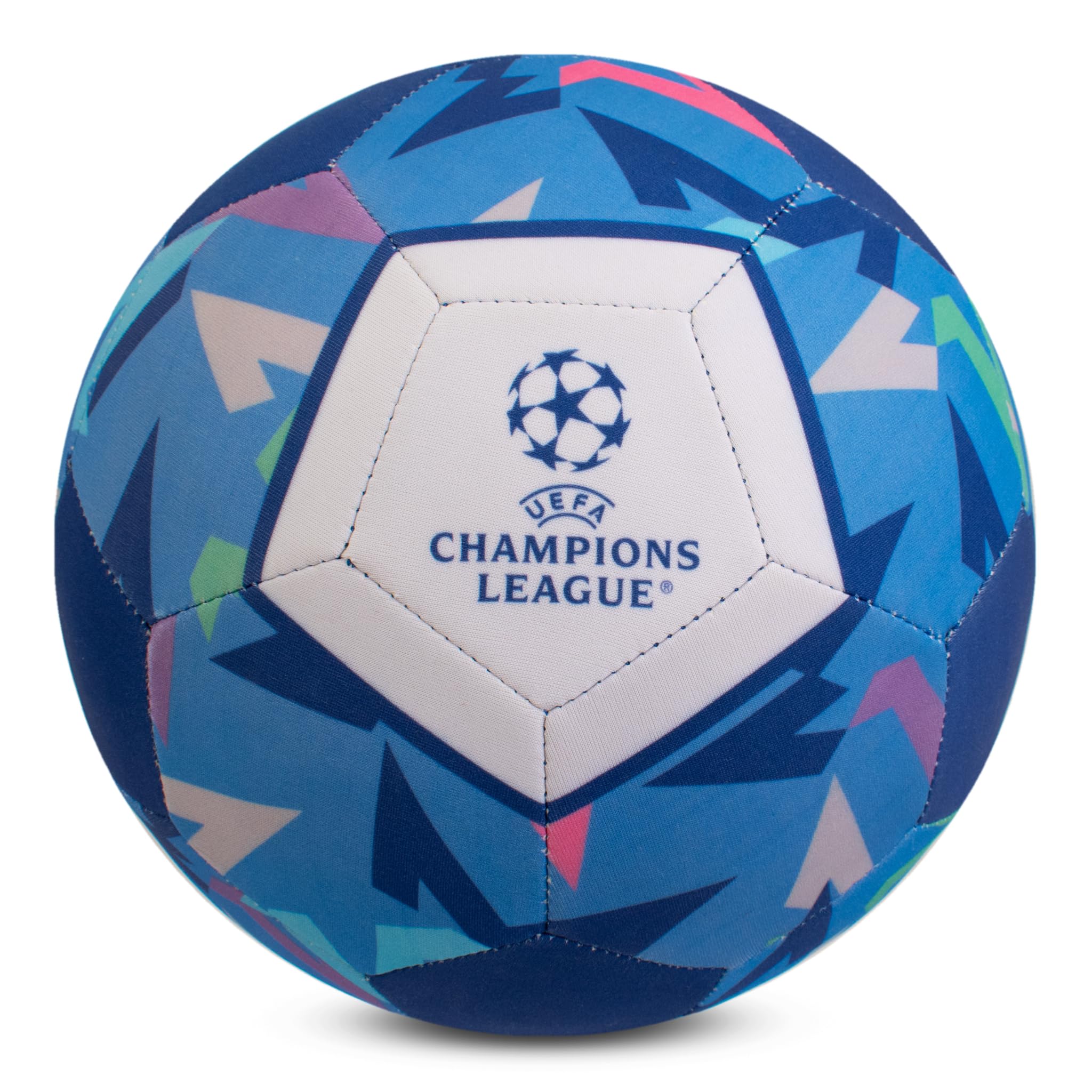 Hy-Pro Officially Licensed UEFA Champions League Beach Ball - Neoprene, Size 5, Blue 1