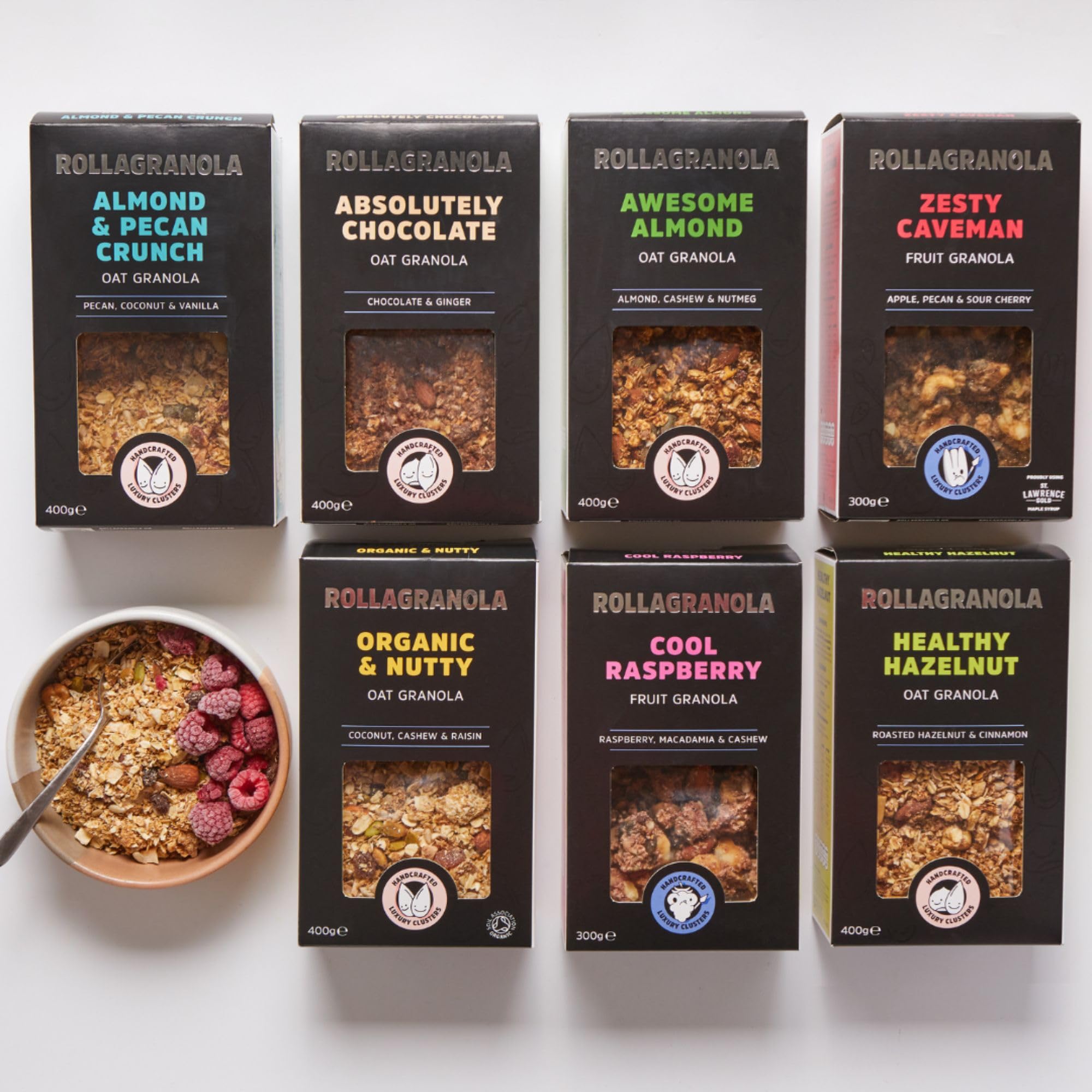 Rollagranola Pecan Maple Twist Oat Granola - 100% Natural, Refined Sugar-Free | 400g 6