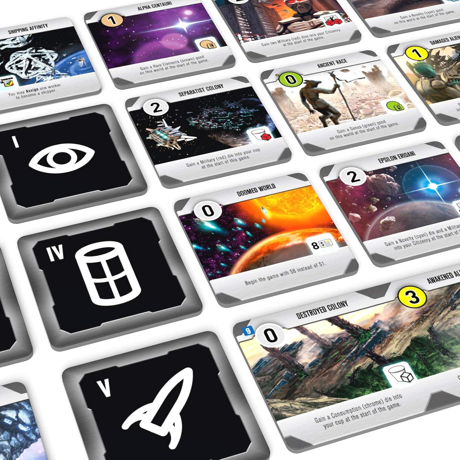 Rio Grande Games Roll for the Galaxy Würfel-Brettspiel 4