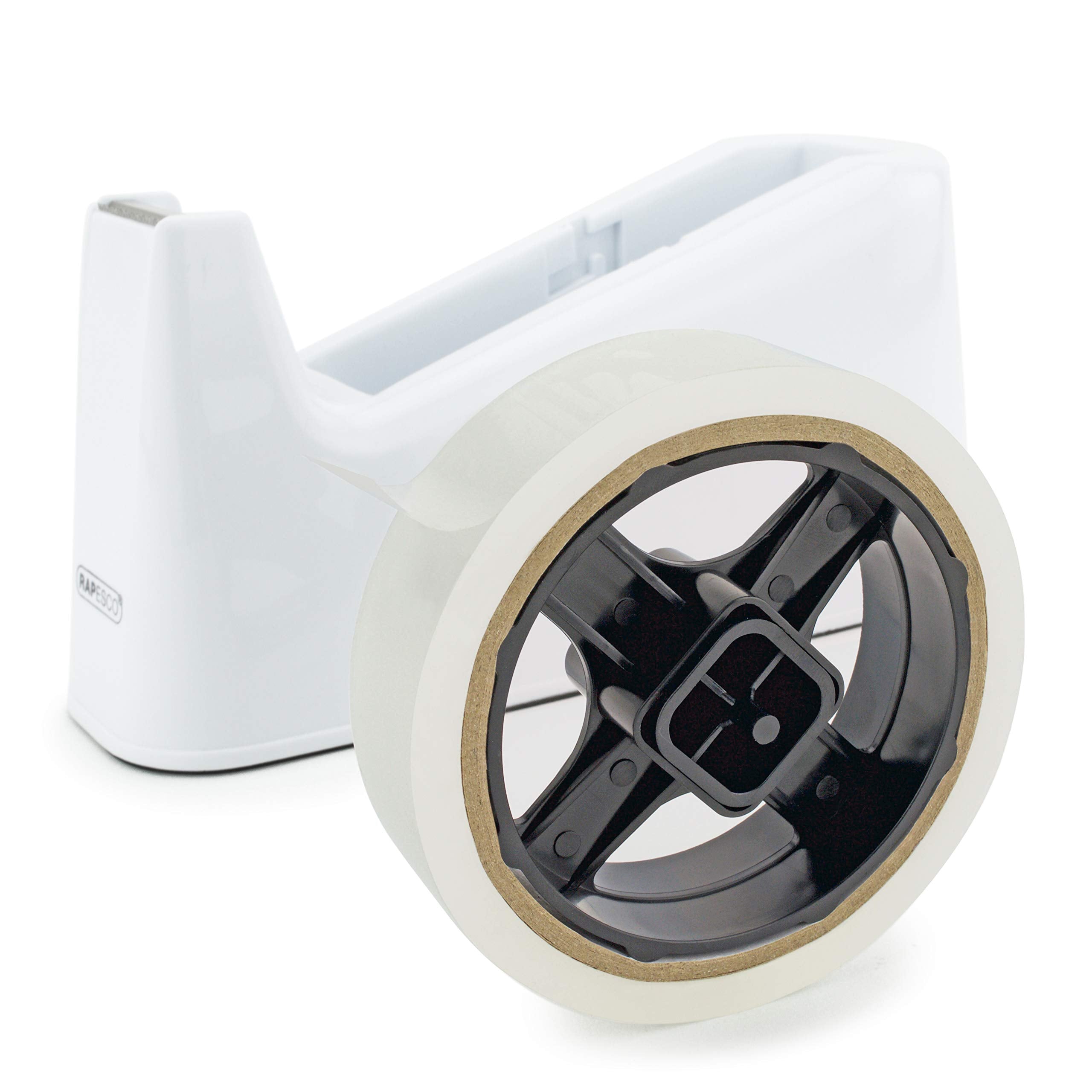 RAPESCO 1584 Replacement Tape Dispenser Core and Wheel | Fits 33m/66m Tapes (25mm Width) 4
