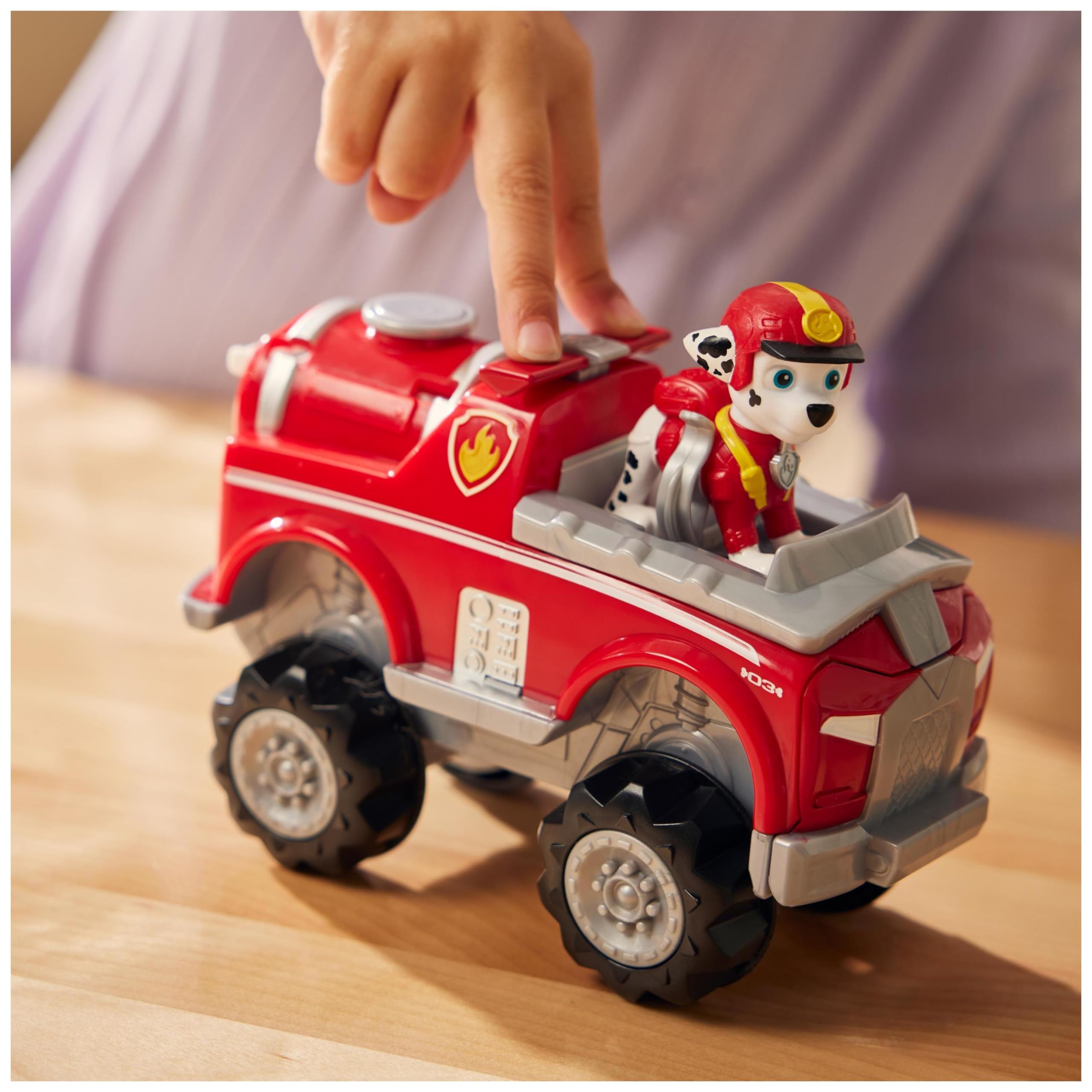 Paw Patrol Jungle Pups Marshall’s Elephant Vehicle - Transforming Rescue Truck with Action Figure, Ages 3+ 2