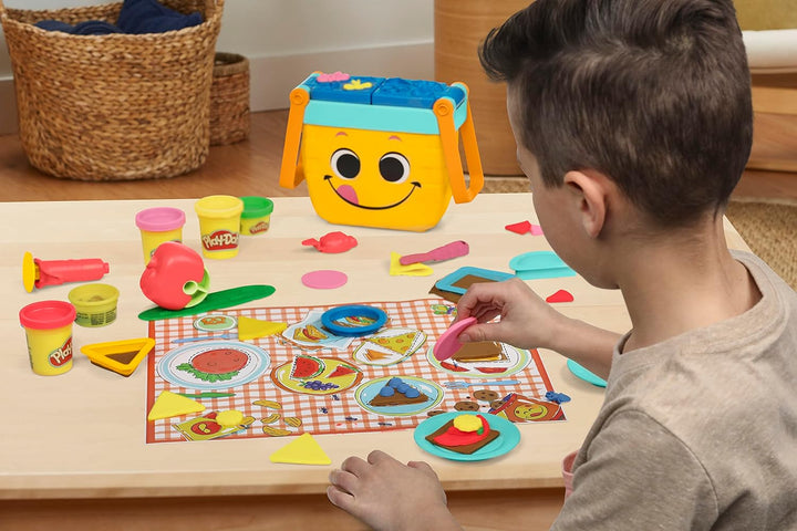 Play-Doh Picnic Shapes Starter Set - Preschool Arts & Crafts Toy for Ages 3+