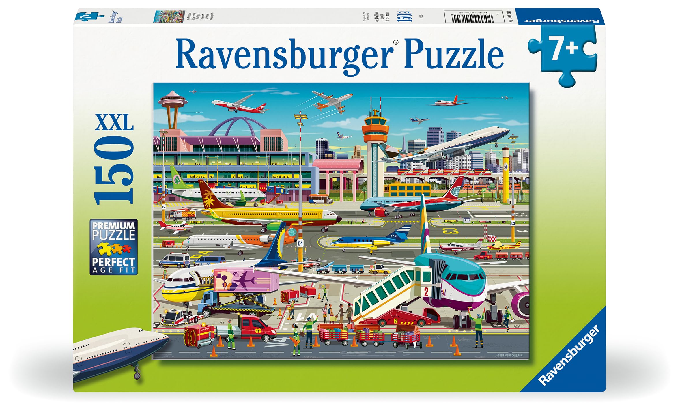 Ravensburger Airport Central Jigsaw Puzzle - 150 Pieces XXL Pieces for Ages 7+ 6