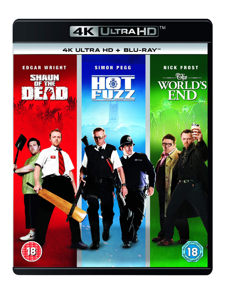 Shaun of the Dead / Hot Fuzz / The World's End: The 4K Collection [Blu-ray]