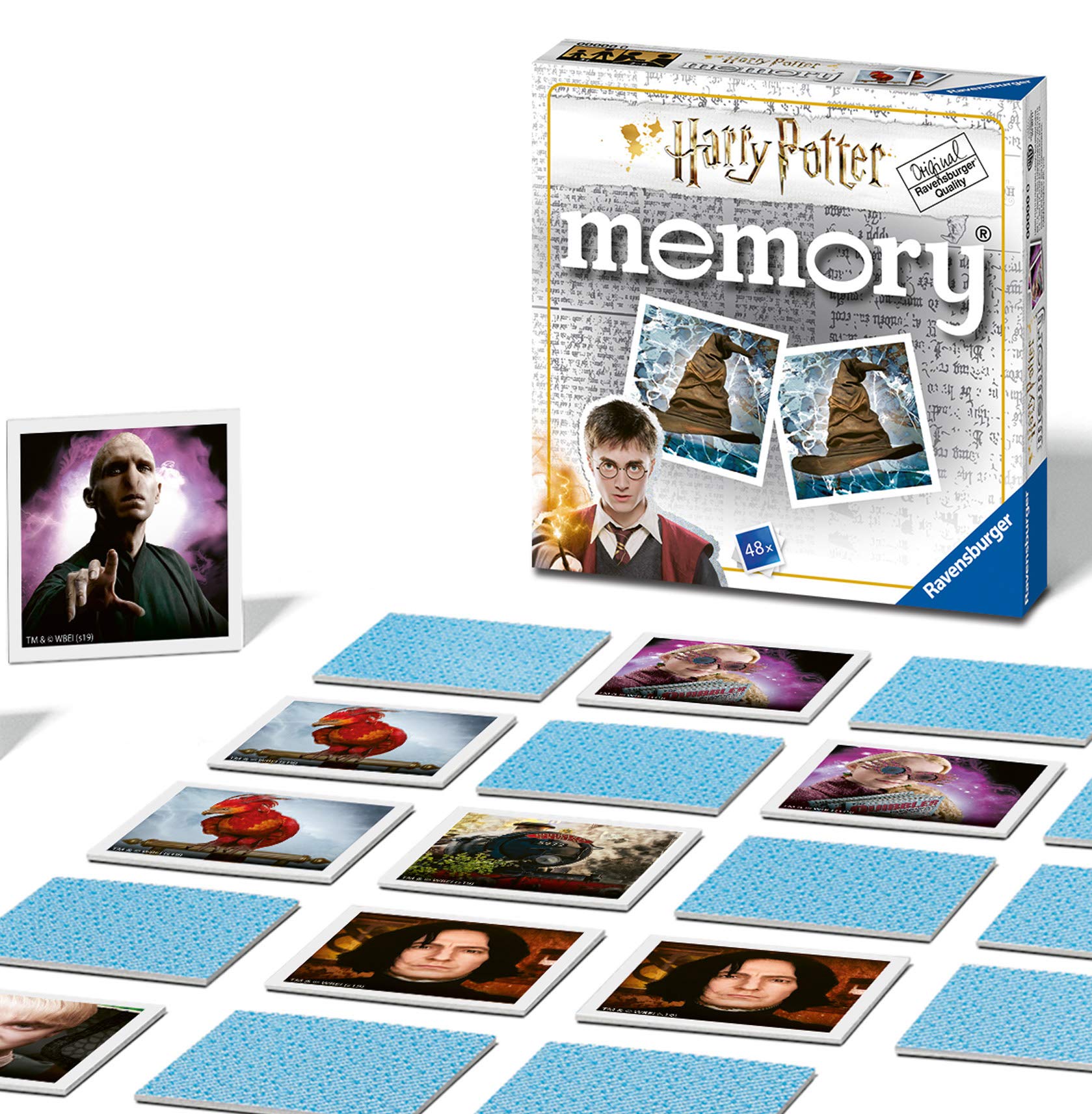 Ravensburger Harry Potter Mini Memory Game - Matching Picture Snap Pairs for Kids Age 3+ | 48 Cards 1