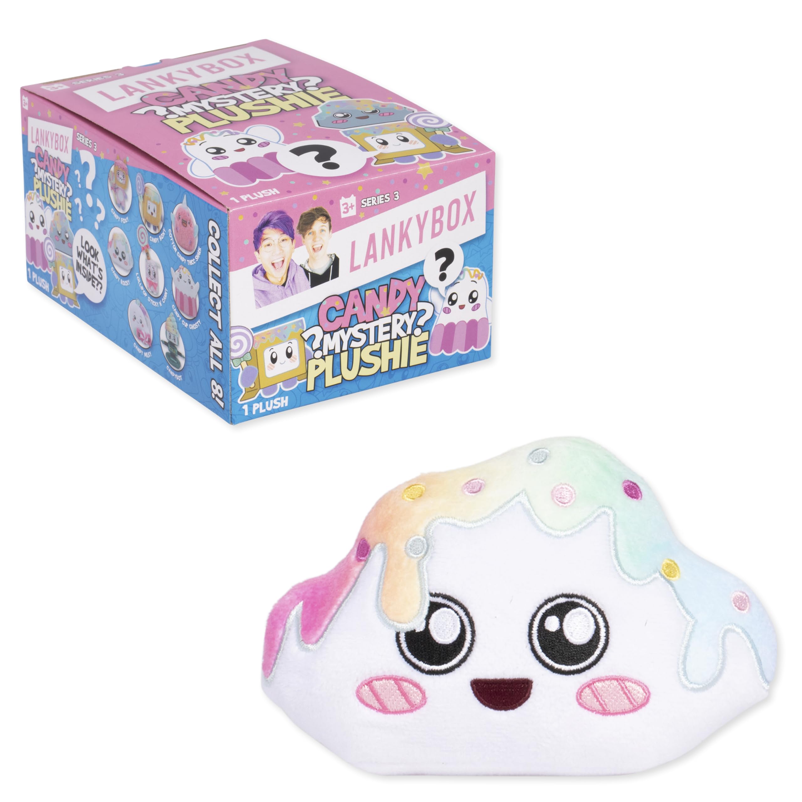 LankyBox Mystery Plush - Candy Collection Blind Box Mini Plush | Collectible | Ages 3+ | Polyester 5