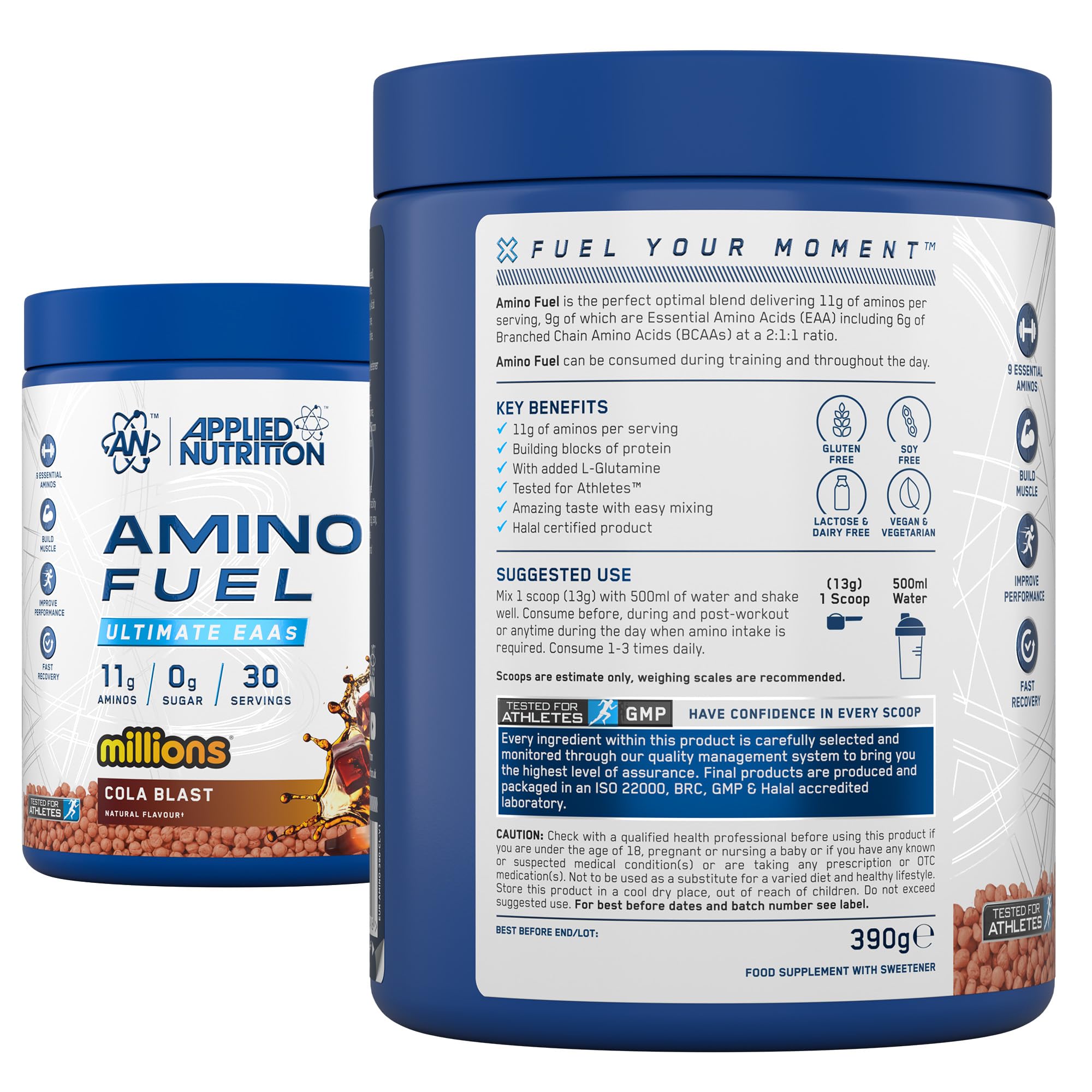 Applied Nutrition Amino Fuel - Essential Amino Acid Powder for Muscle Recovery & Hydration | 30 Servings 6