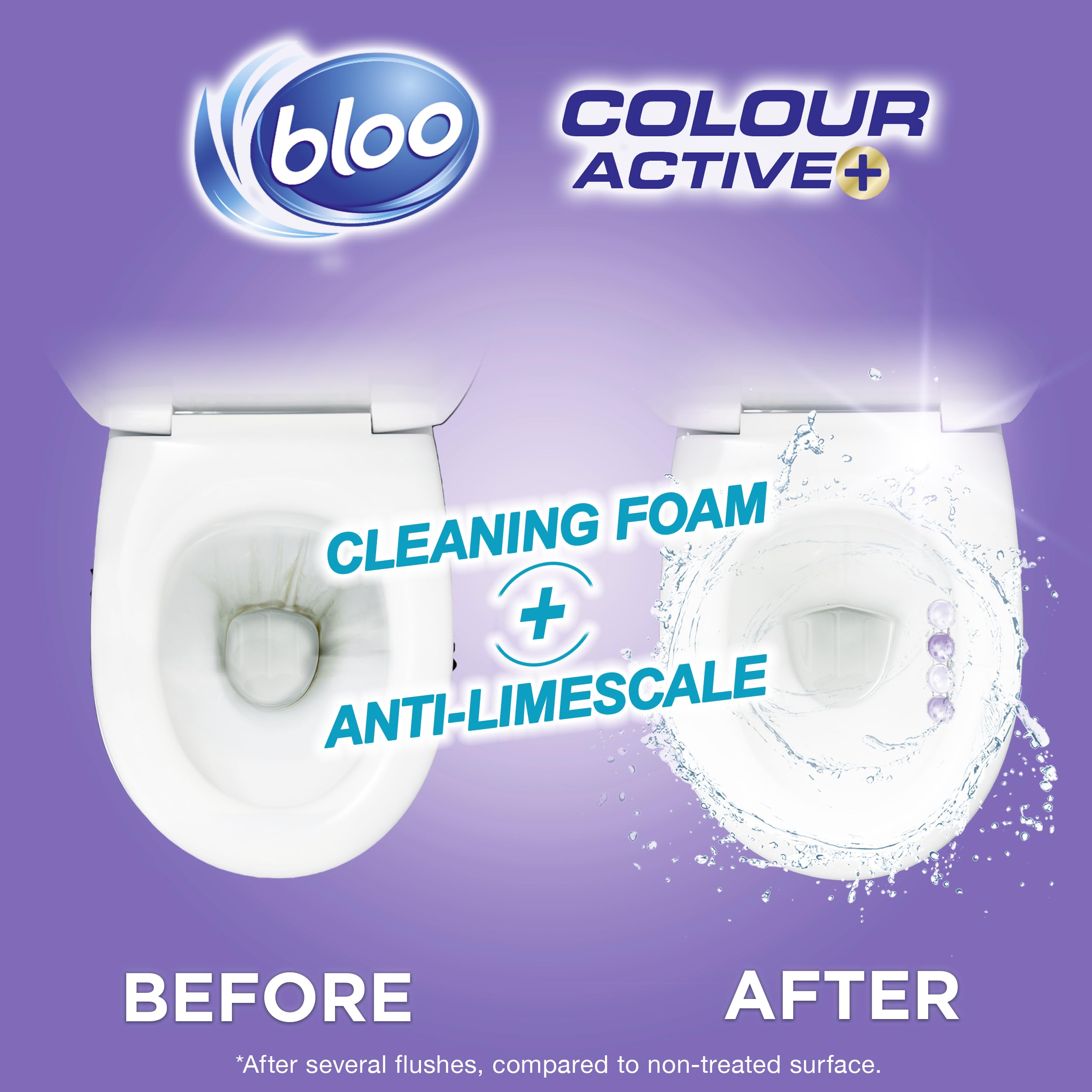 Bloo Limited Edition Velvet Ember Toilet Rim Block - 4 Function Formula | 3x50g 3
