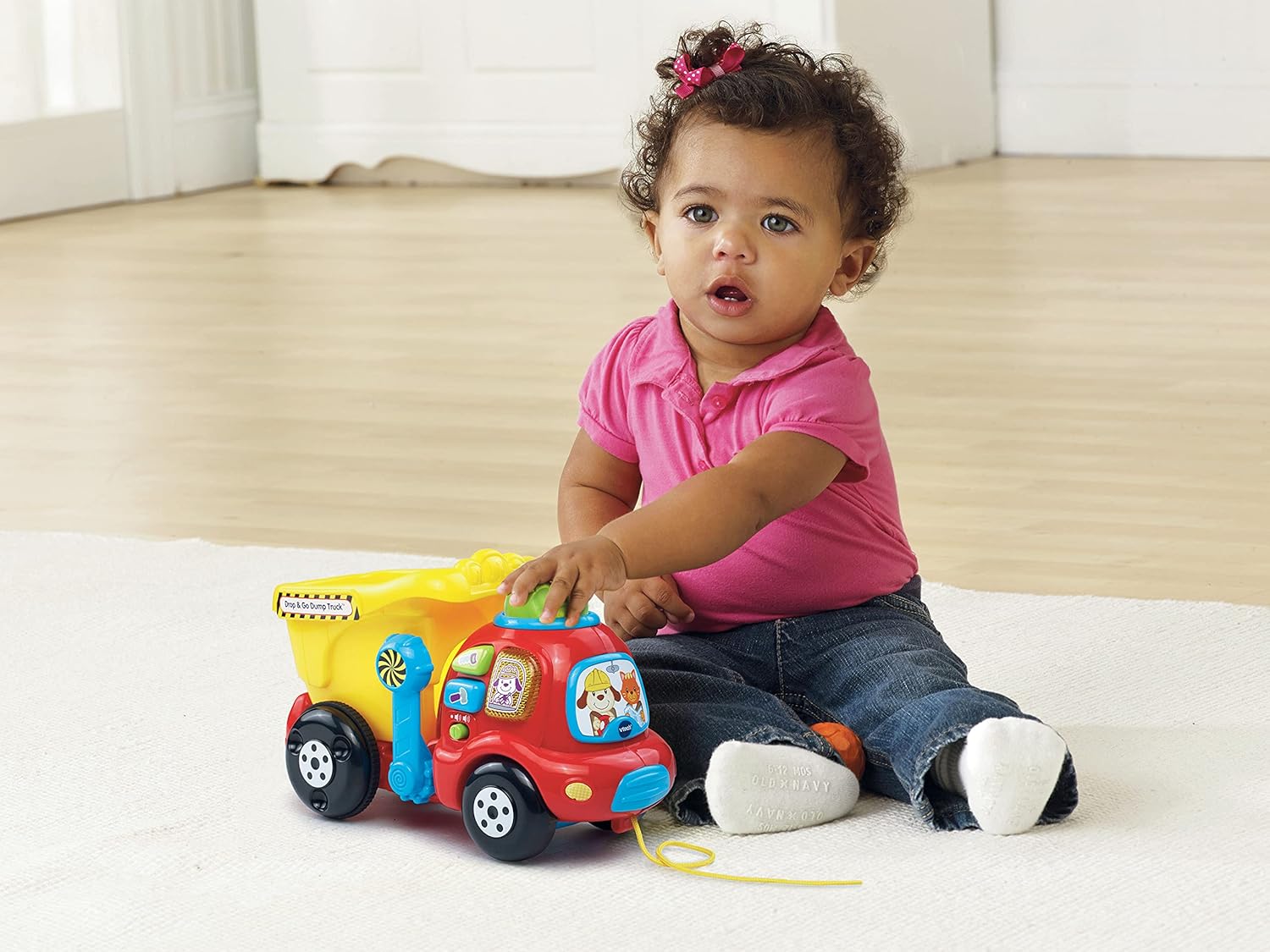 VTech Put and Take Dumper Truck - Interactive Educational Toy for Toddlers 6M+ 4