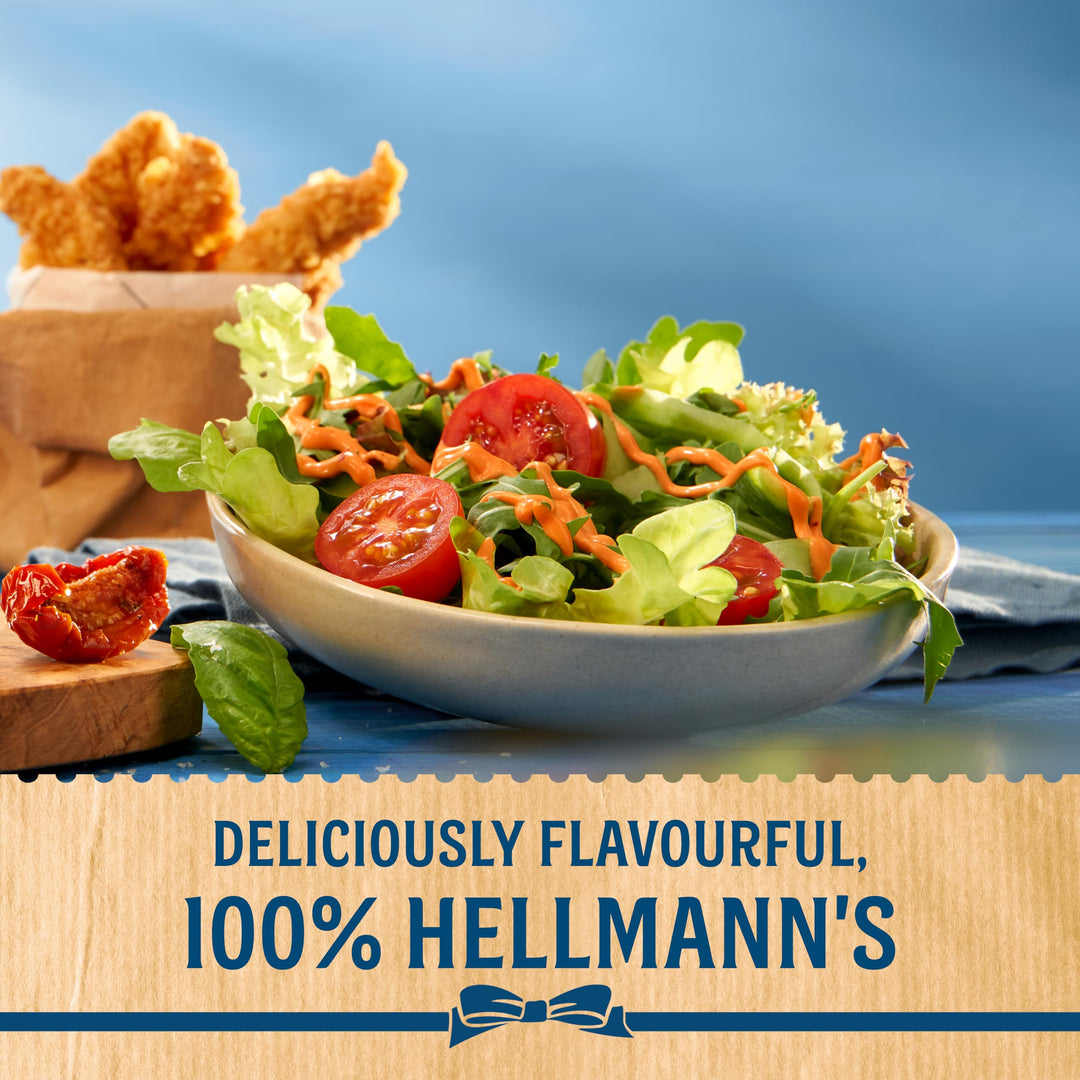 Hellmann's Spicy Ranch Sauce - Creamy Buttermilk & Chilli Sauce, 100% Recyclable Bottle