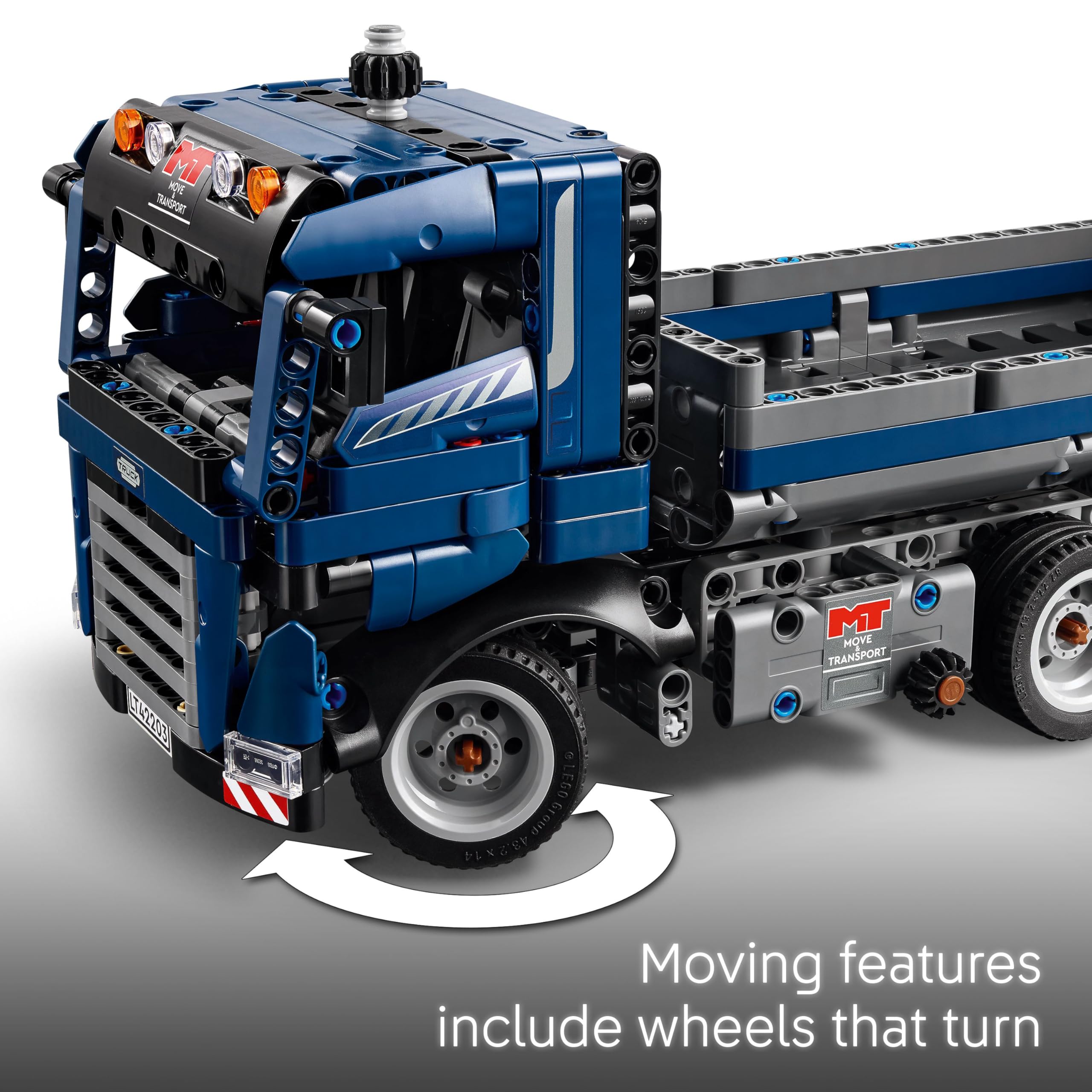 LEGO Technic Tipping Dump Truck 42203 - Steering & Moving Dump Box | Ages 9+ 3