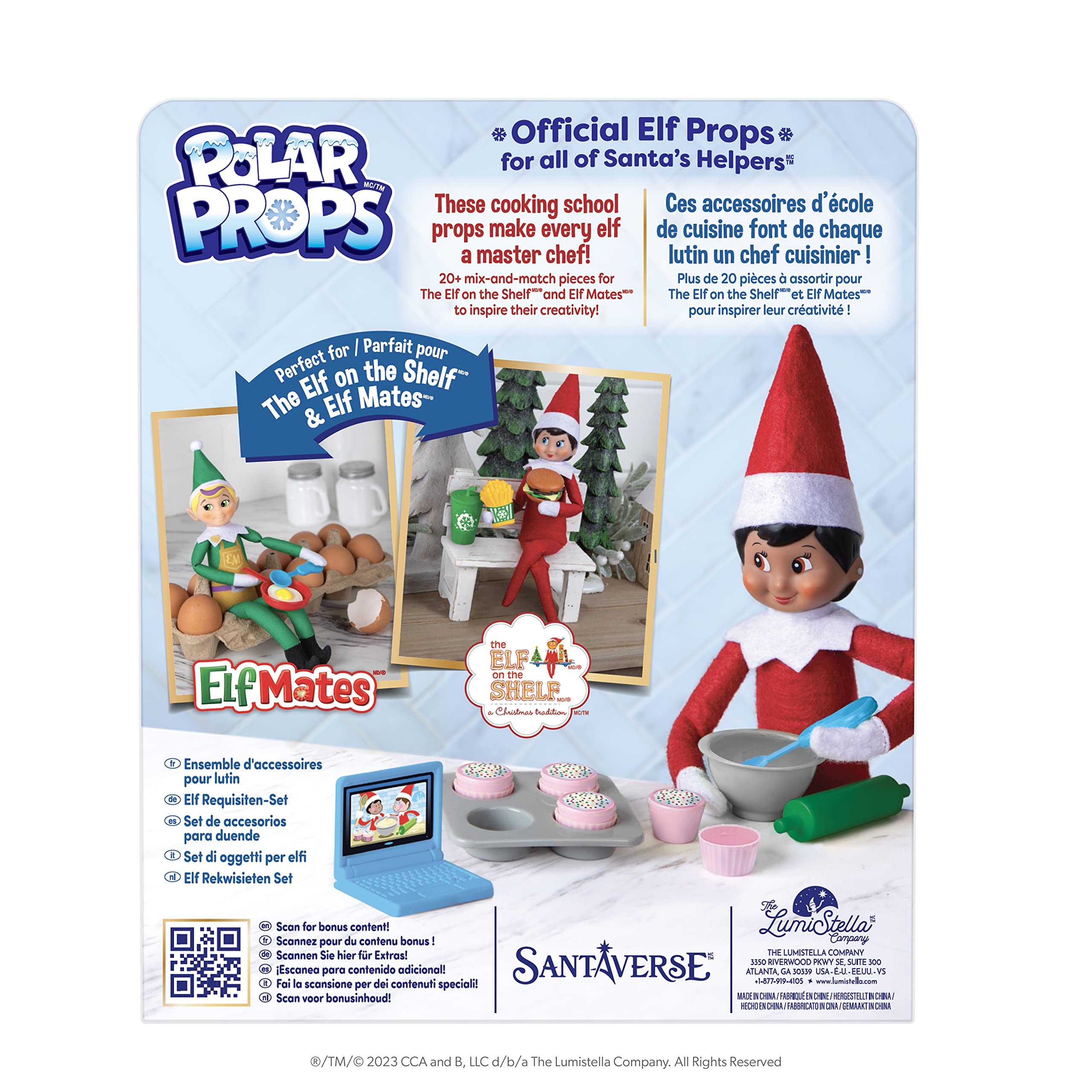 The Elf on the Shelf Polar Props: Cooking School Set - 20+ Piece Playset for Imaginative Holiday Fun 12