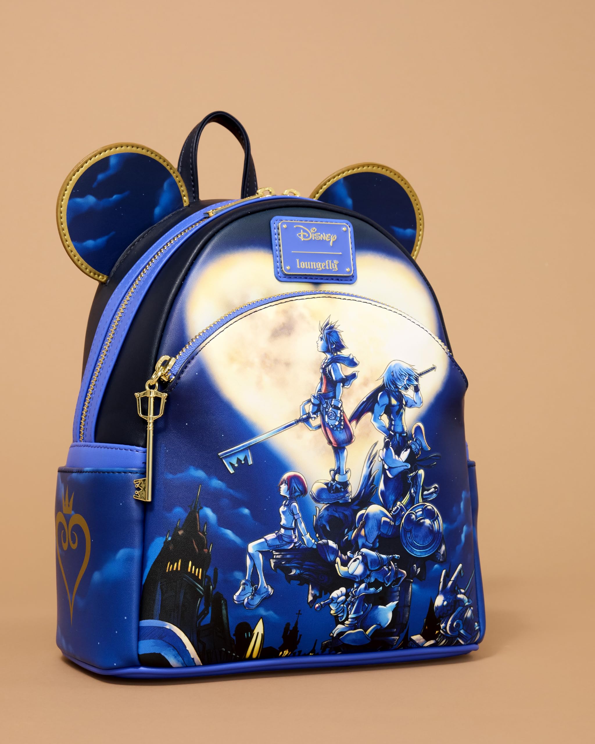 Funko Loungefly Walt Disney Kingdom Hearts Mickey Mouse Mini Backpack | Faux Leather | Multicolor 3