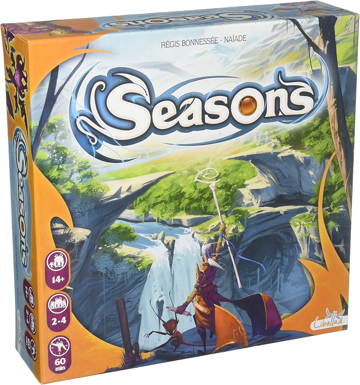 Libellud Seasons Board Game | Strategy Card & Dice Game | 2-4 Players | 60 Min Playtime | Ages 14+