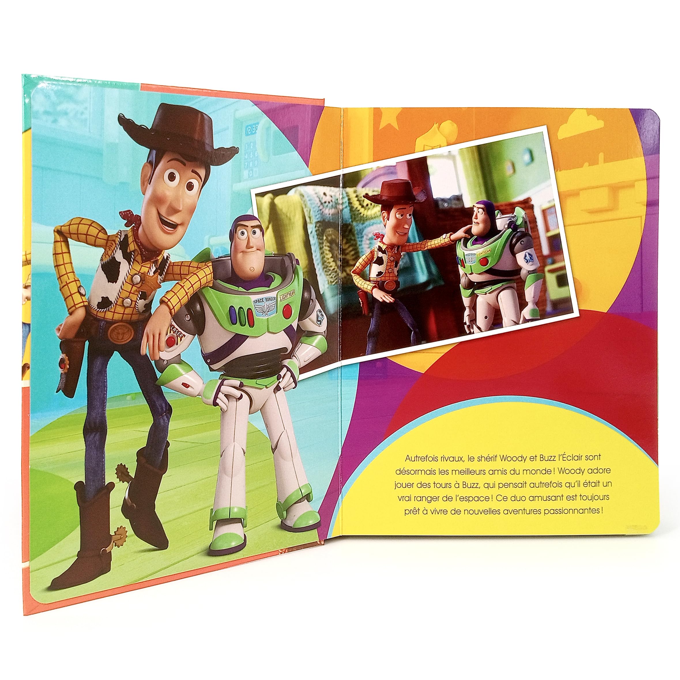Phidal Disney Pixar My Busy Books - Storybook, 10 Figurines, Playmat | Board Book 5