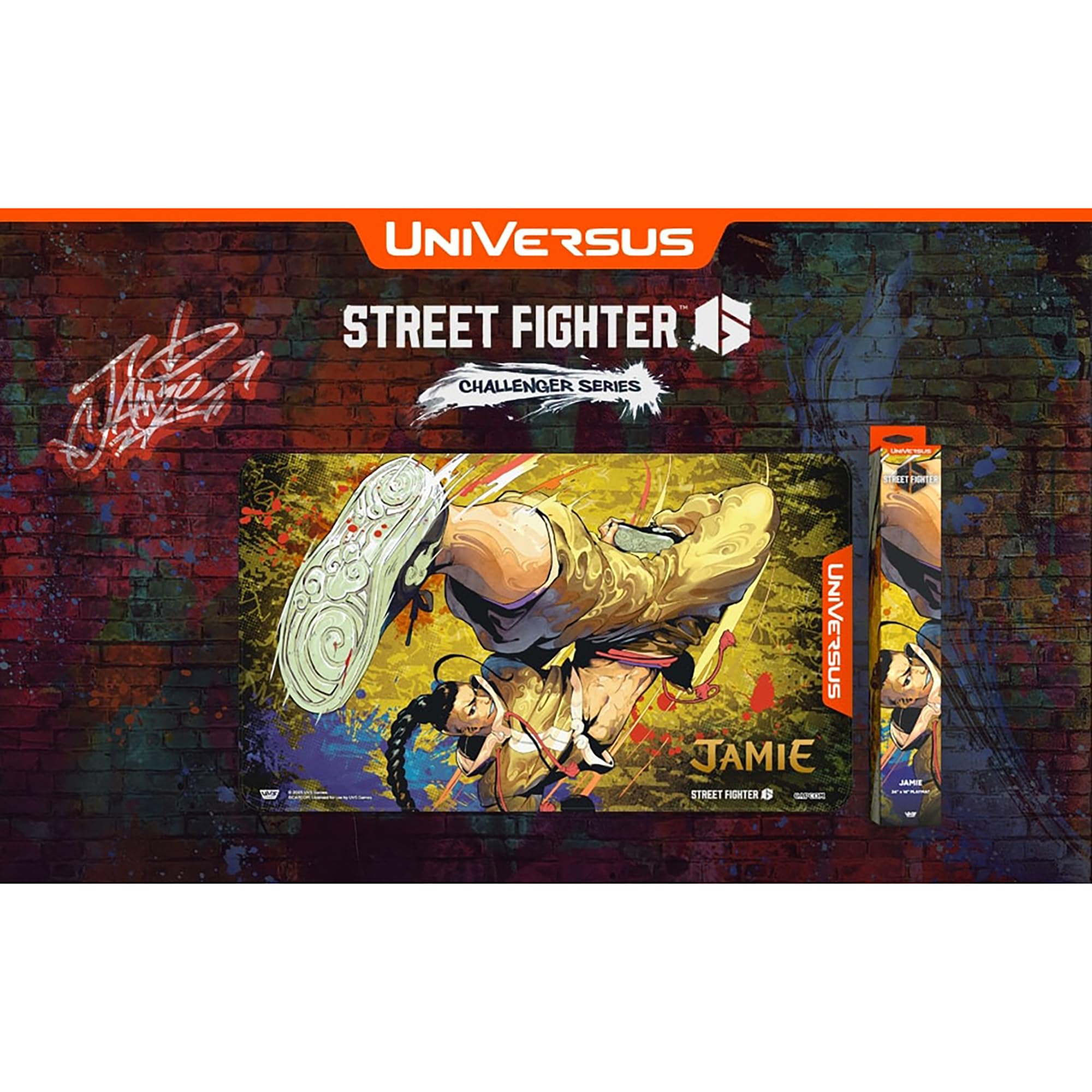 UniVersus Street Fighter 6 Challenger Series Playmat - Jamie - 24 x 14 7