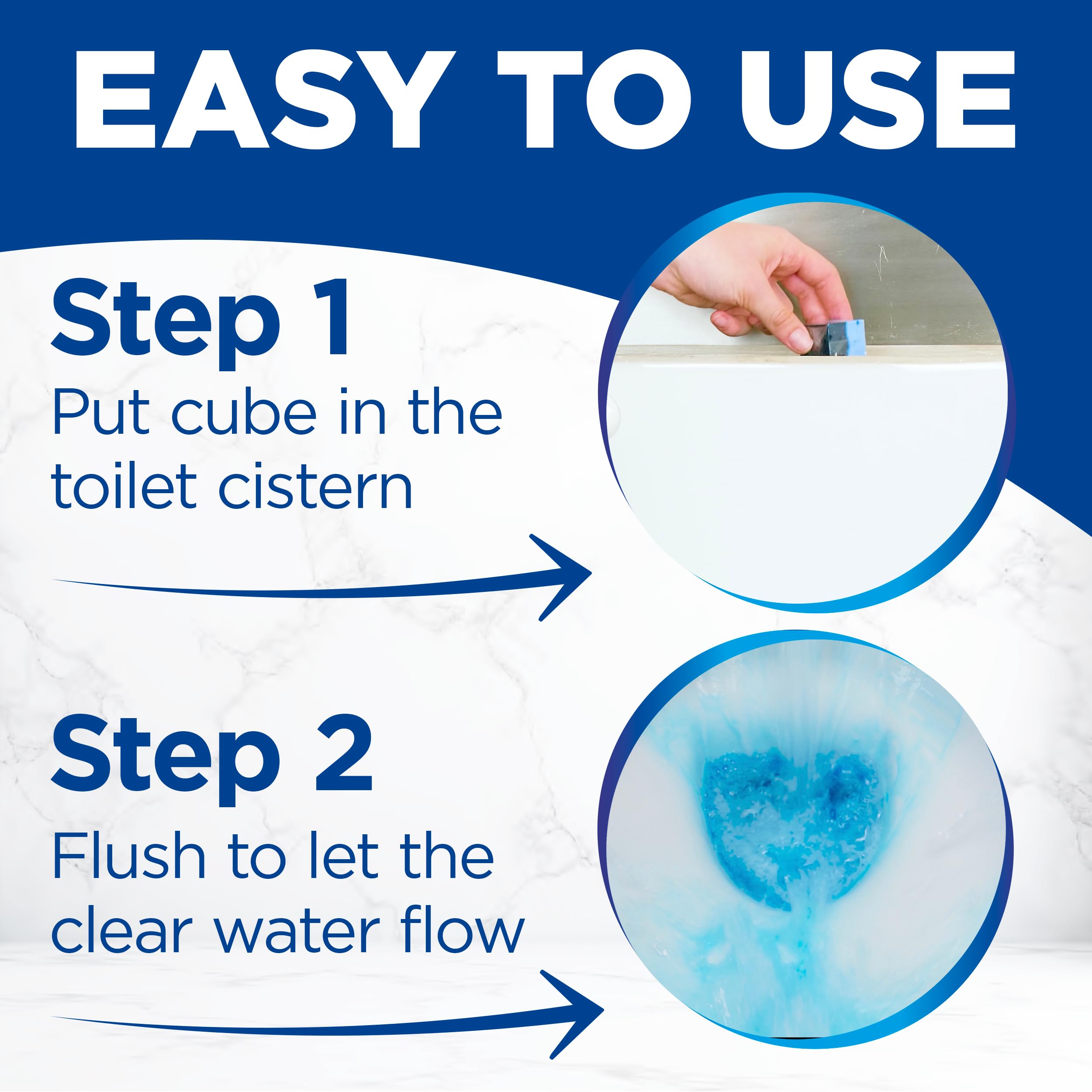 Bloo 3in1 Toilet Blocks - Limescale Remover & Cleaner | 2 Count Pack 6