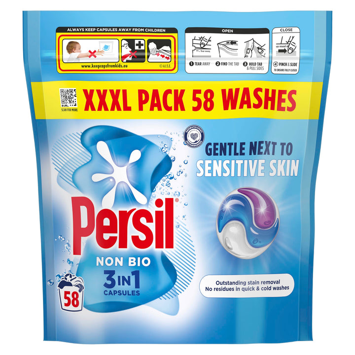 Persil - Non Bio 3 in 1 Washing Capsules Laundry Detergent