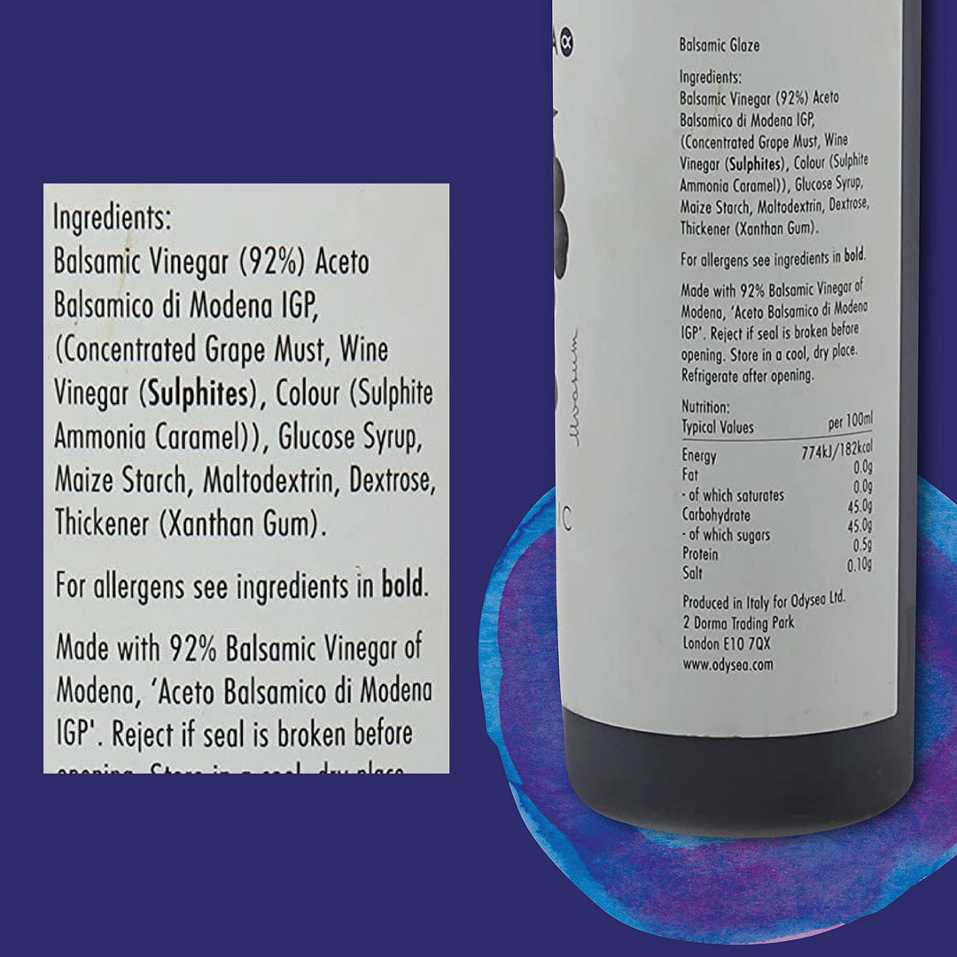 Odysea Glaze - 92% Balsamic Vinegar, Thick & Smooth, 500ml