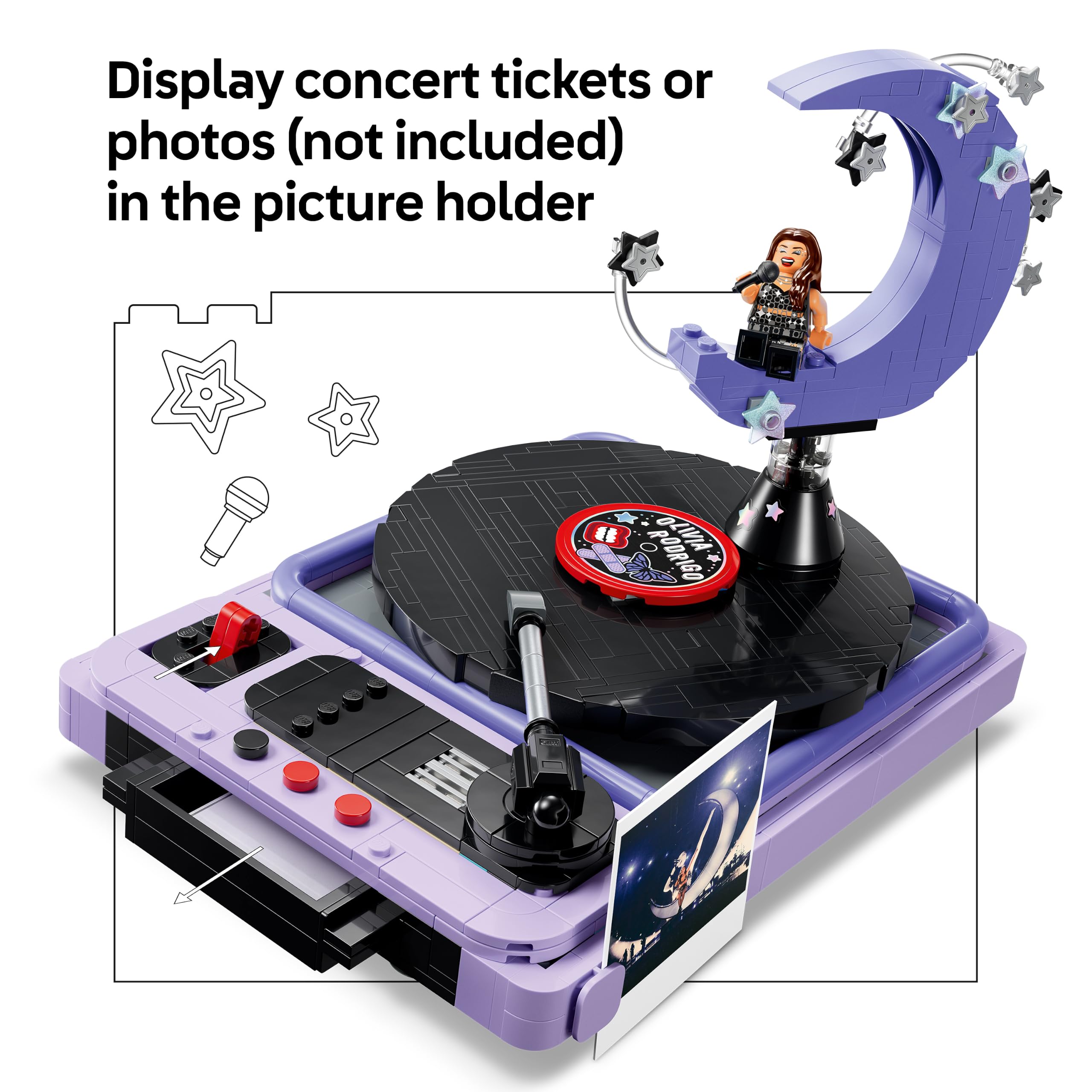 LEGO Olivia Rodrigo's Concert Moon Building Set - Ages 14+ | 670 Pieces | Multicolor 6