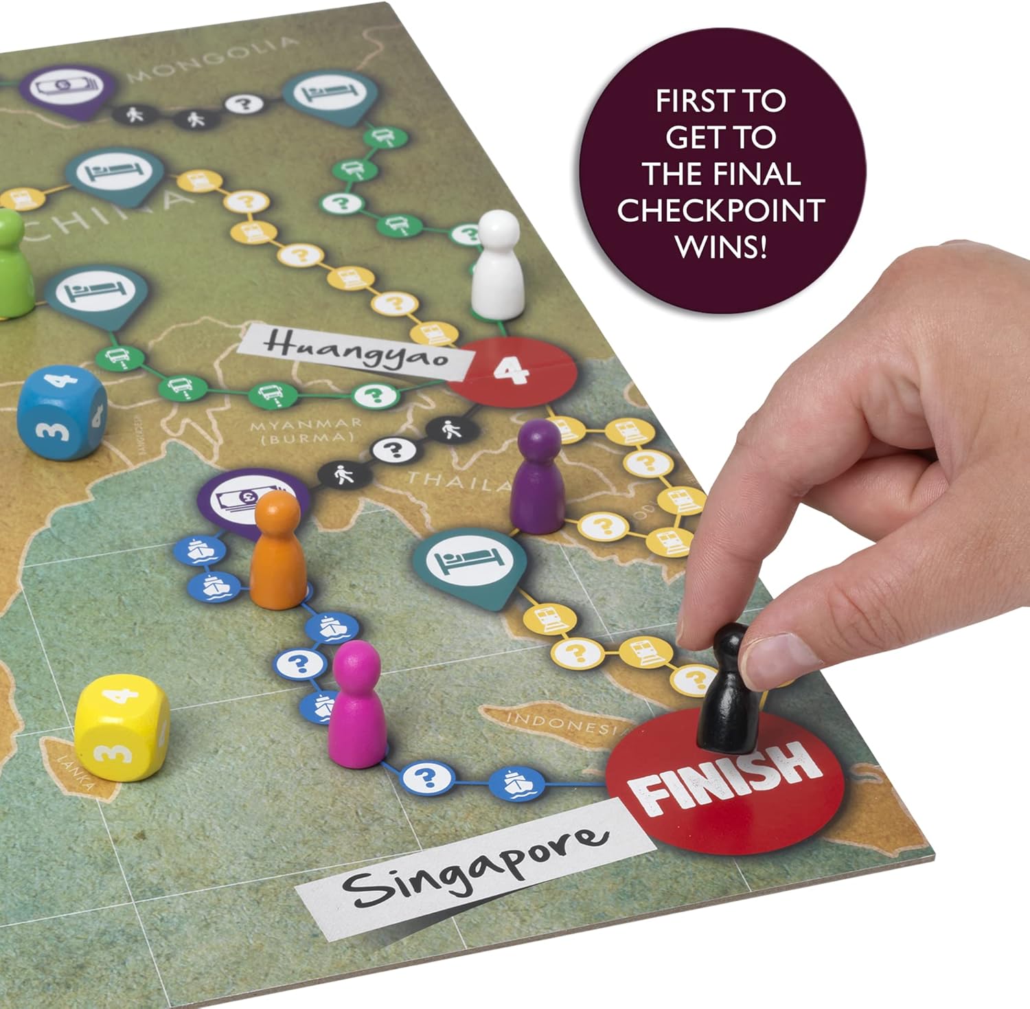 IDEAL Race Across the World: The Globe-Trotting Adventure Game | Board Game 4