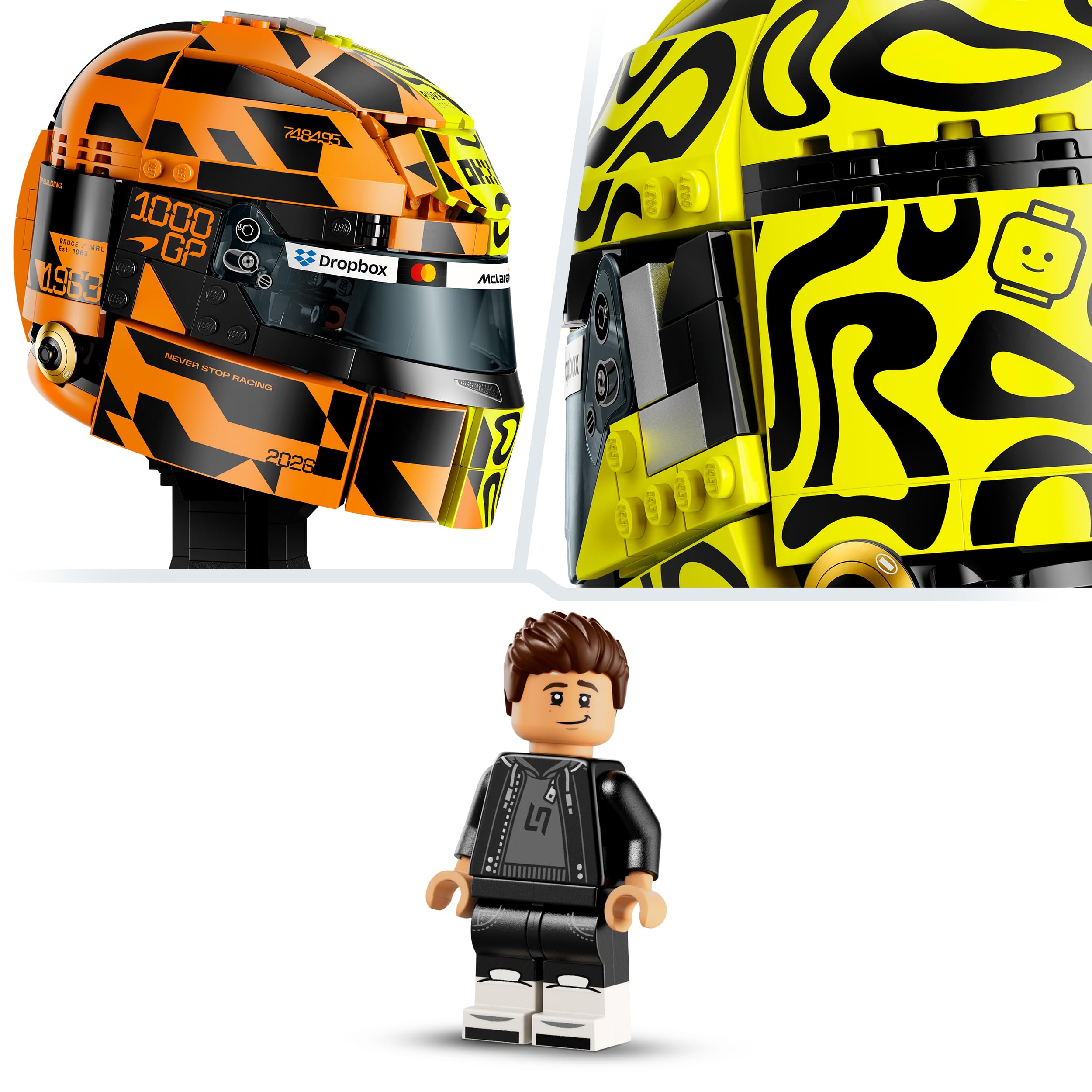 LEGO 43023 Editions McLaren F1 Lando Norris Helmet Building Set | Ages 14+ 5