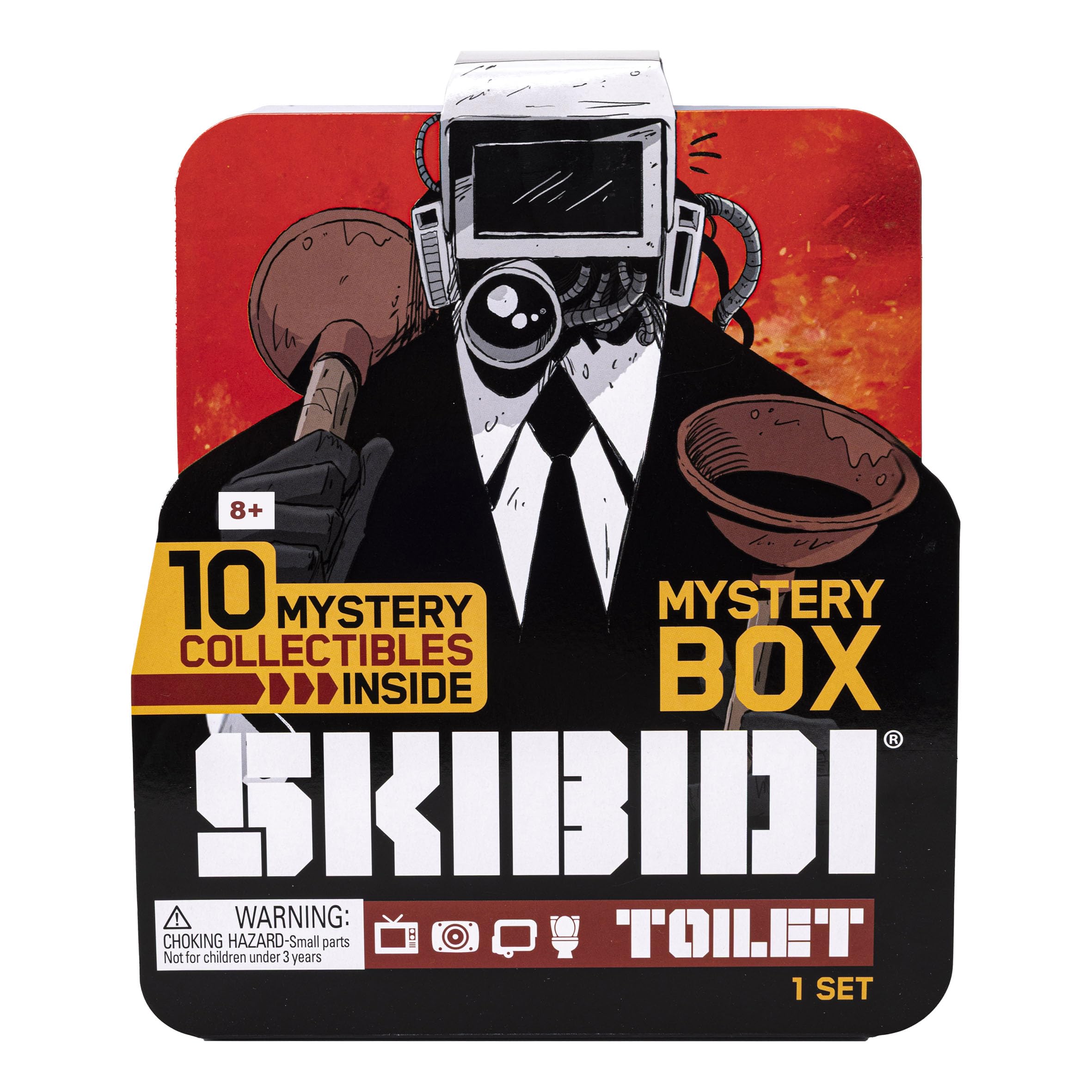 Skibidi Toilet Mystery Box - 10 Surprise Items with 2 Mini Figures 1