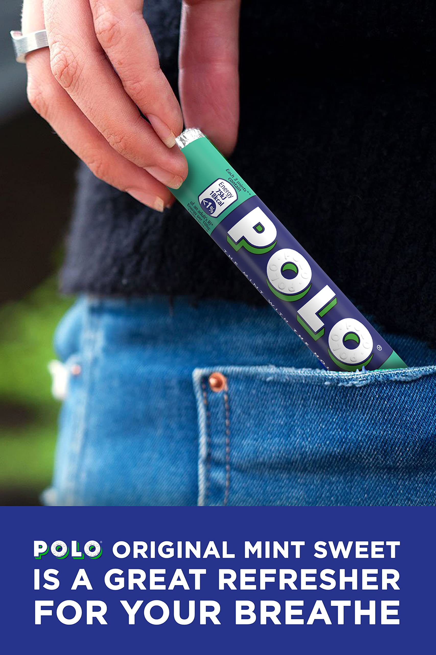 Polo Spearmint Mints Tubes - Refreshing Spearmint Flavor | 32 Tubes of 34g 4