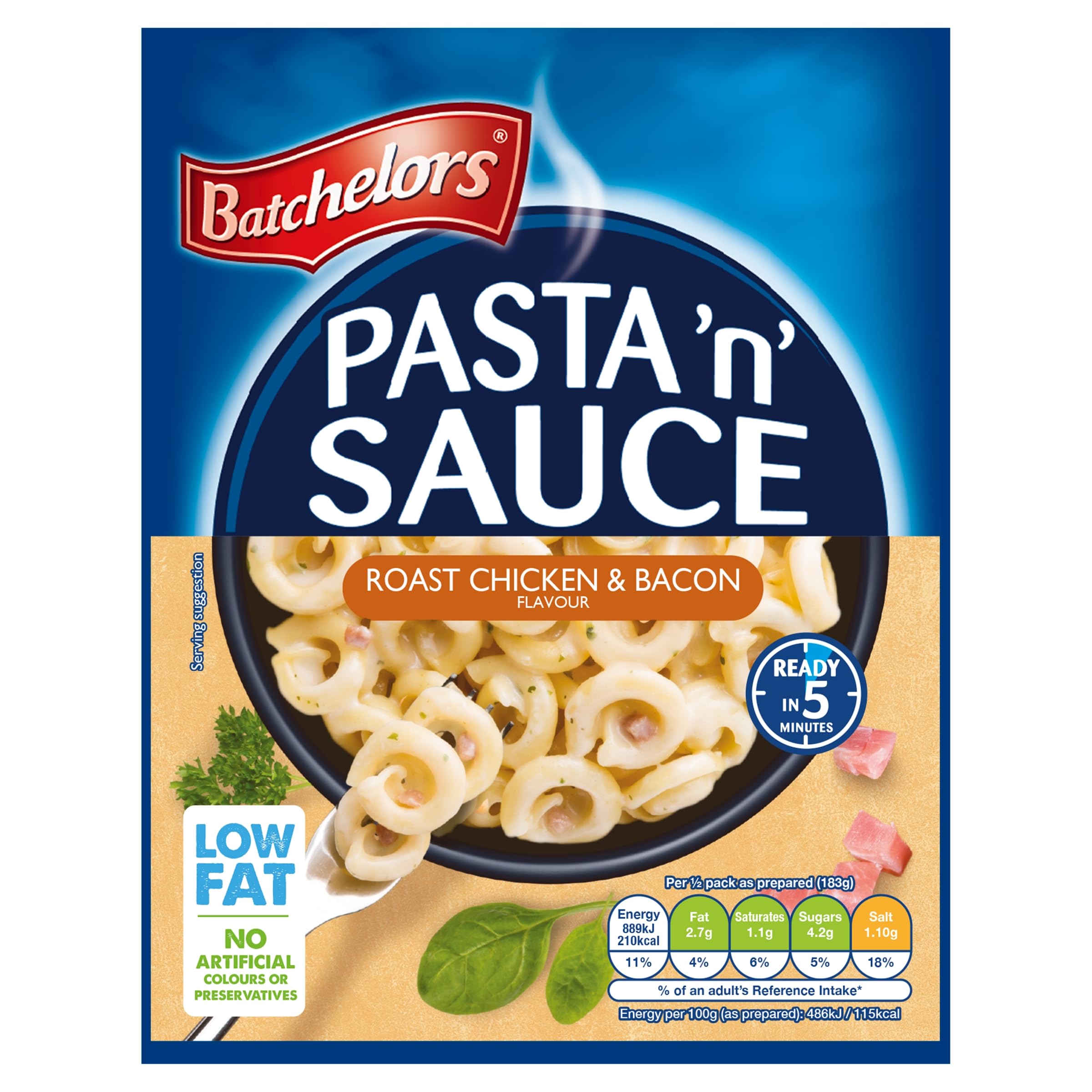 Batchelors Pasta "n" Sauce Roast Chicken & Bacon Instant Pasta Meal 7