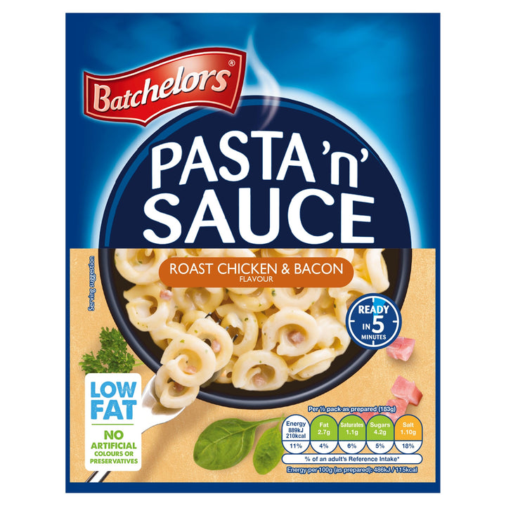 Batchelors Pasta "n" Sauce Roast Chicken & Bacon Instant Pasta Meal