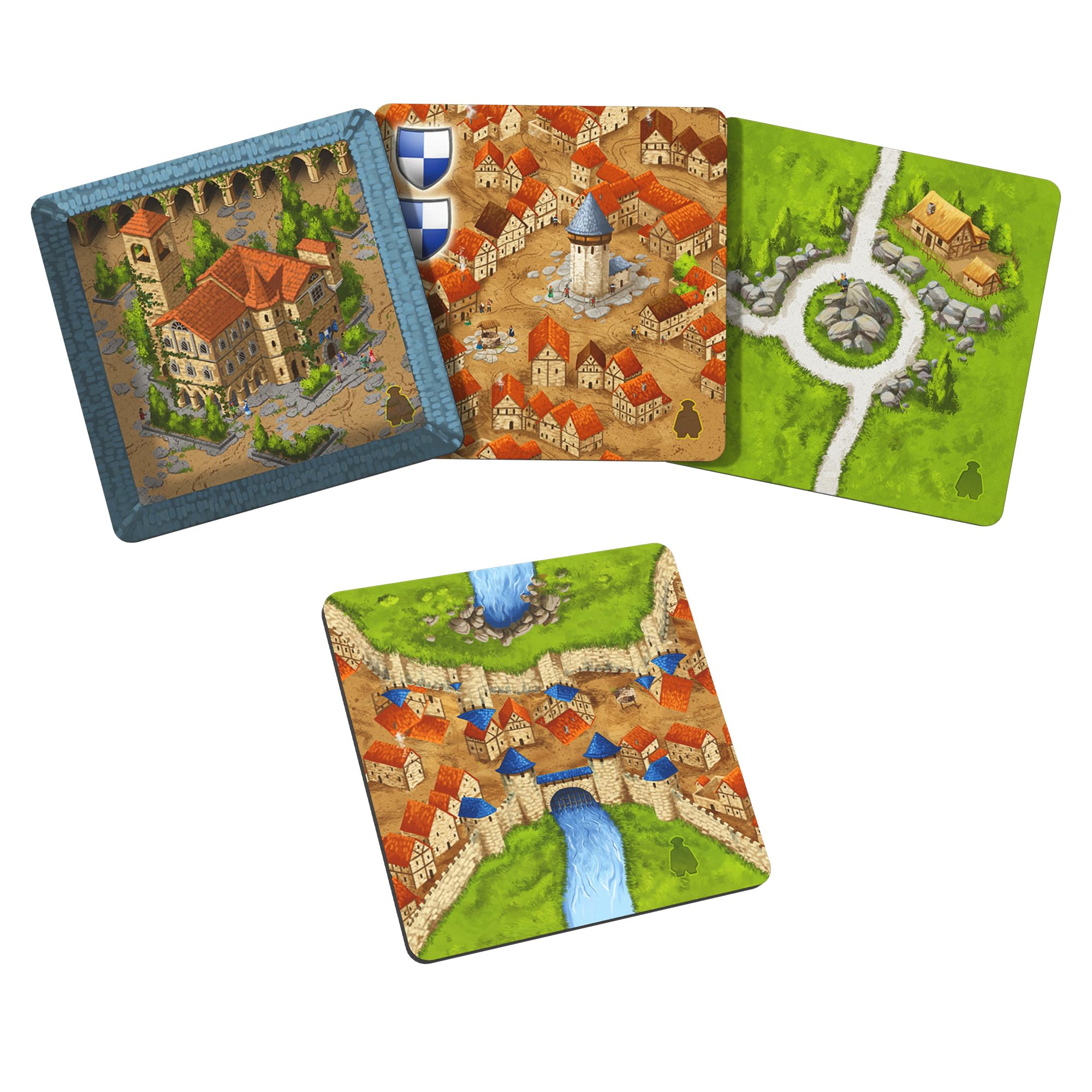 Hans im Glück Carcassonne: Messenger & Mayor Expansion | 5 Players | 45 Min | Ages 84+ 2