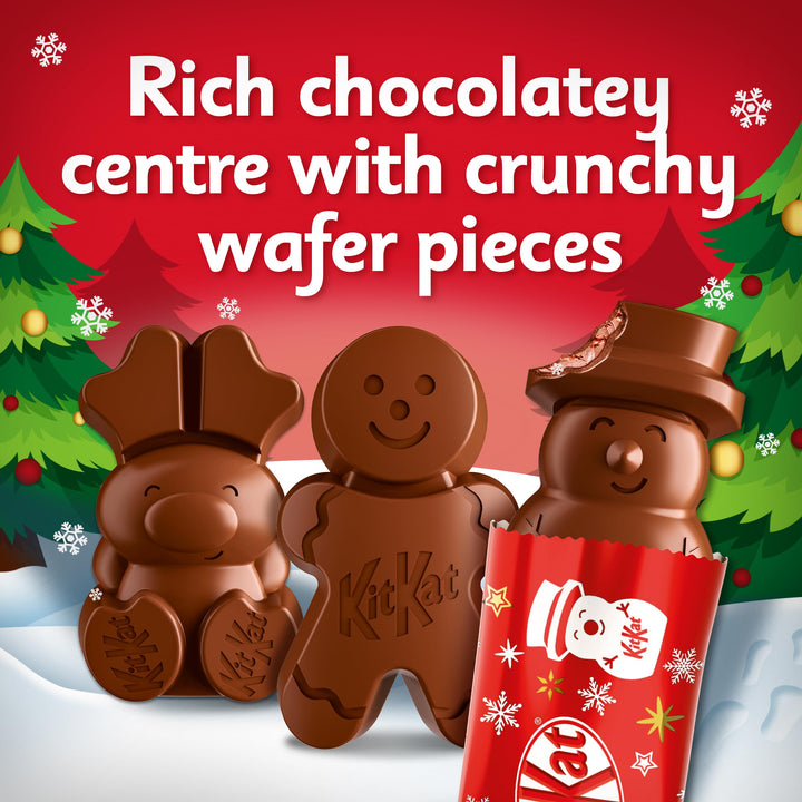 KitKat Christmas Friends 100ct Assorted Gluten-Free Milk Chocolate Figures