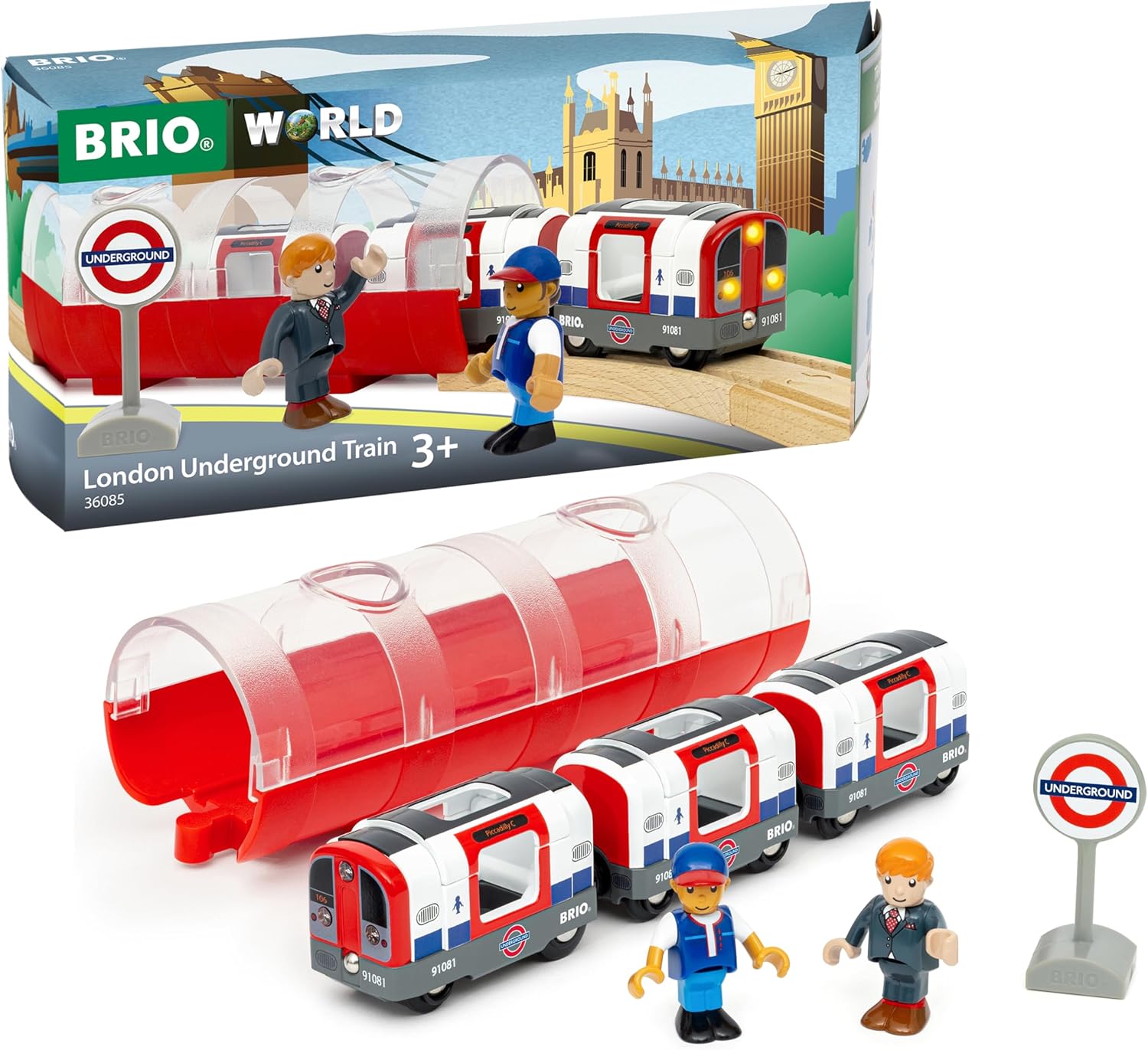 BRIO London Underground Tube Train Set - Trains of the World Special Edition 1