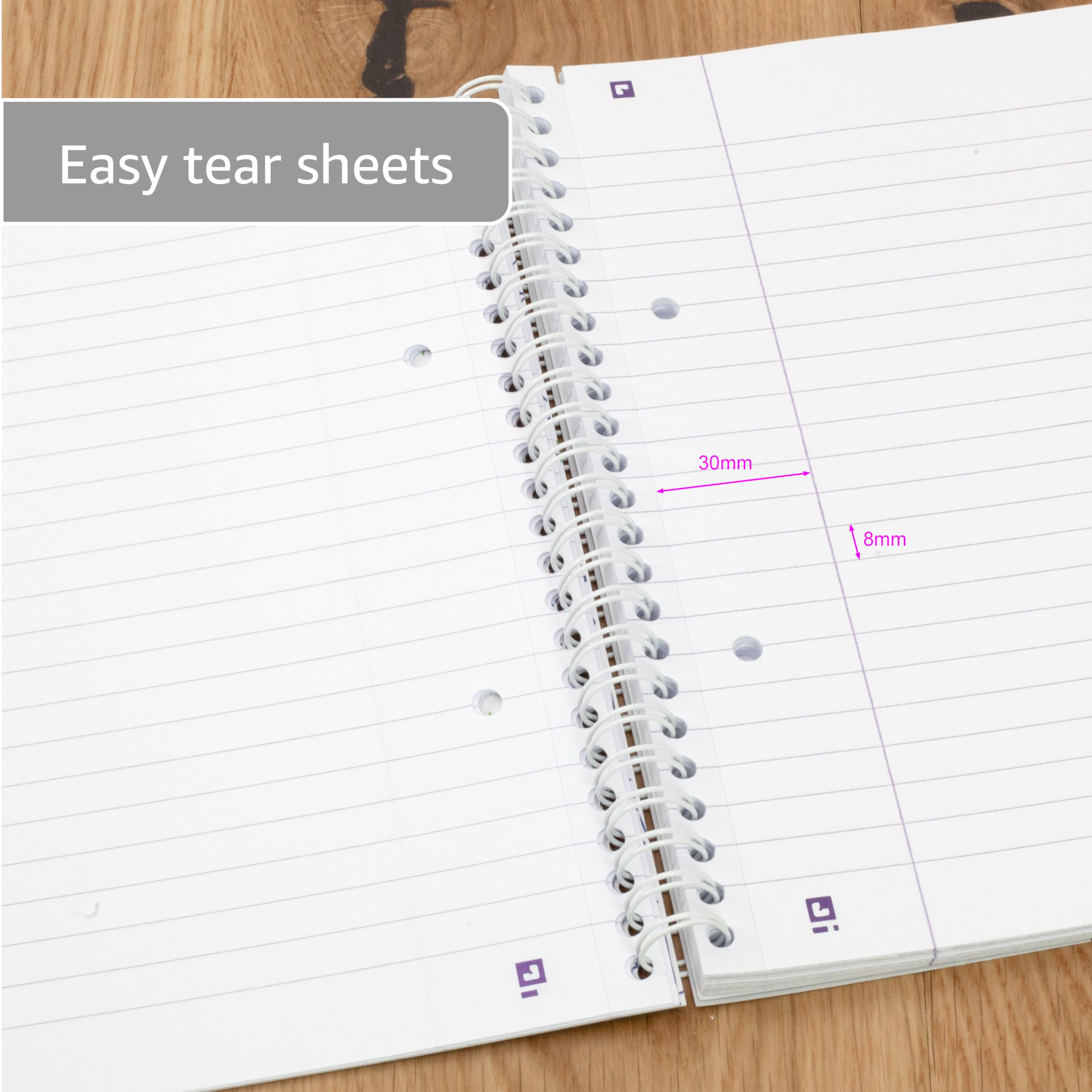 Oxford Campus Pastel A5 Notebooks - Lined, 140 Pages, Assorted Colors (3 Pack) 5