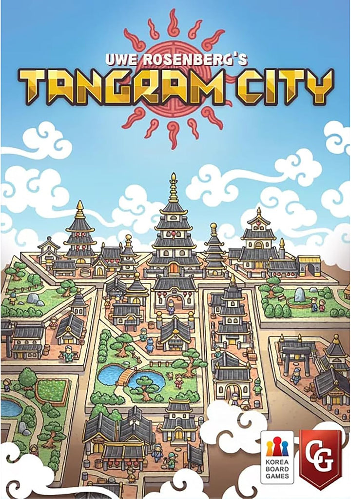 Capstone Games Tangram City Tile Laying Strategy Board Game (TGC-001)