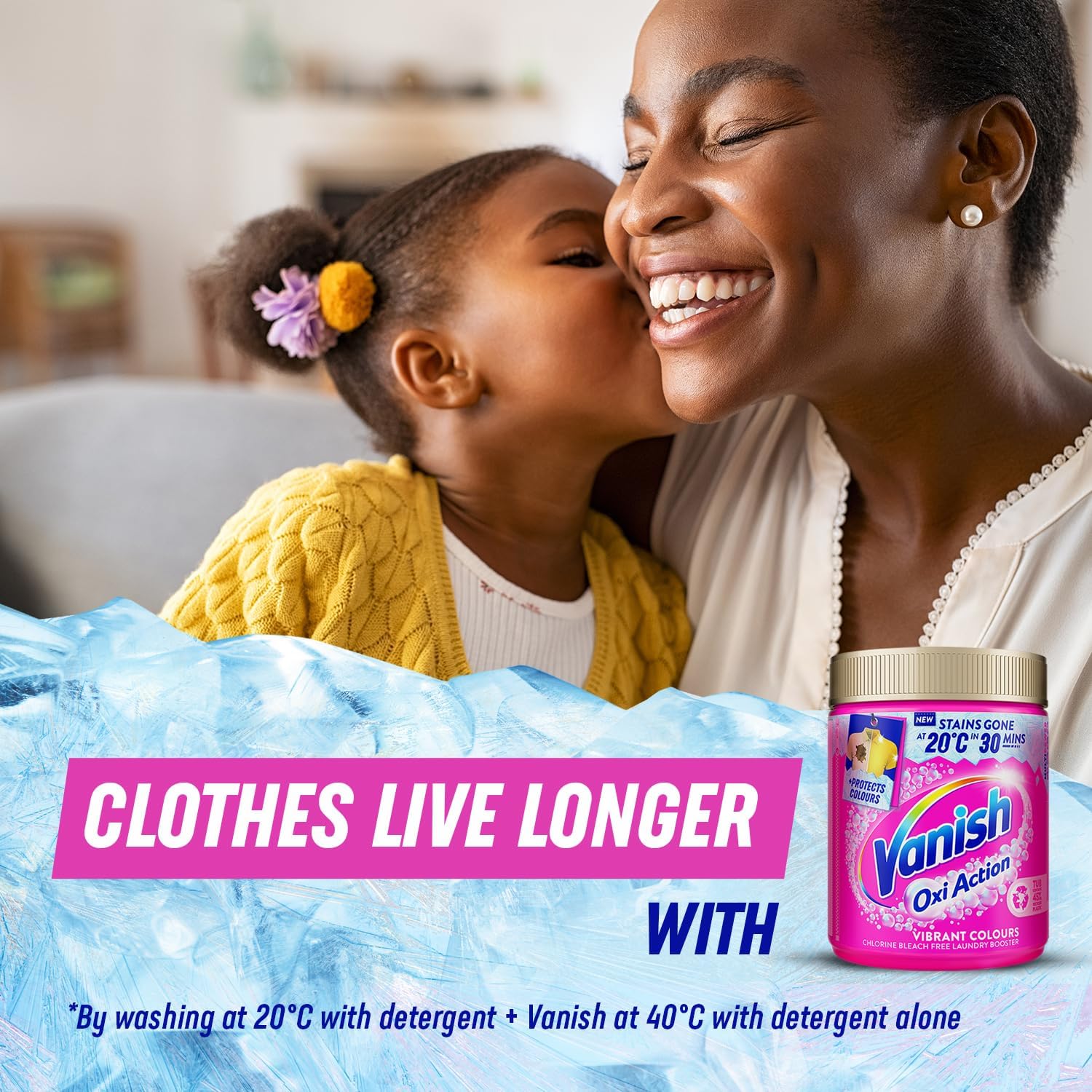 Vanish - Gold Oxi Action Stain Remover and Laundry Booster Powder for Colours 1.5kg 8