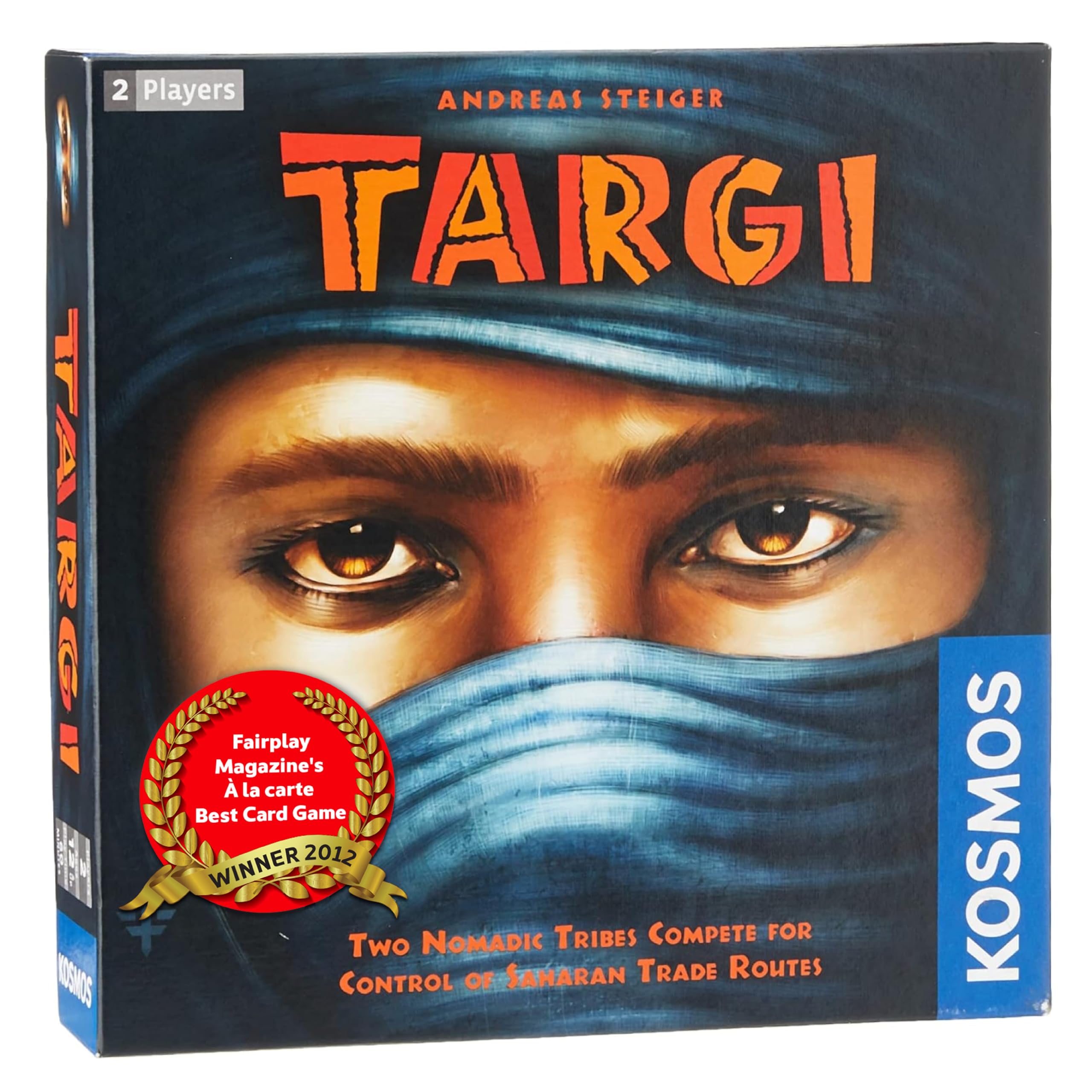 Thames & Kosmos Targi Board Game - Worker Placement for 2 Players | Ages 12+ | Standard Edition