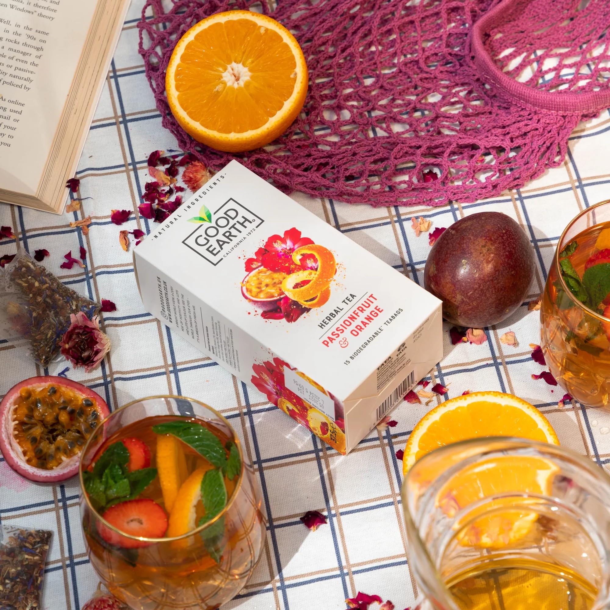 Good Earth Tea Co. - Passionfruit & Orange Tea Bags 6