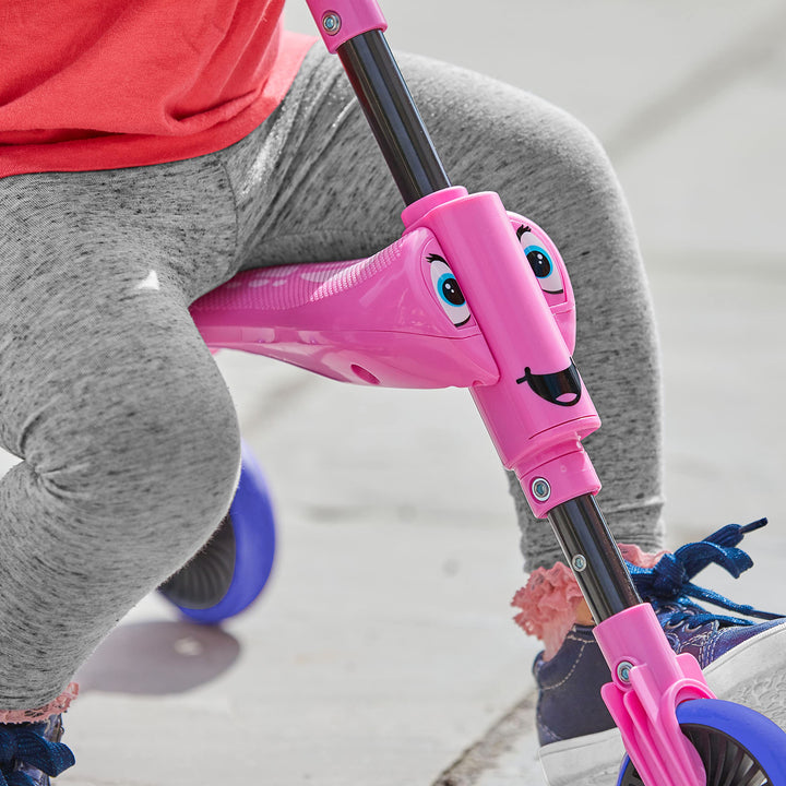 Scuttlebug 3-Wheel Foldable Ride-On Tricycle - Butterfly Design for 1+ Year Olds