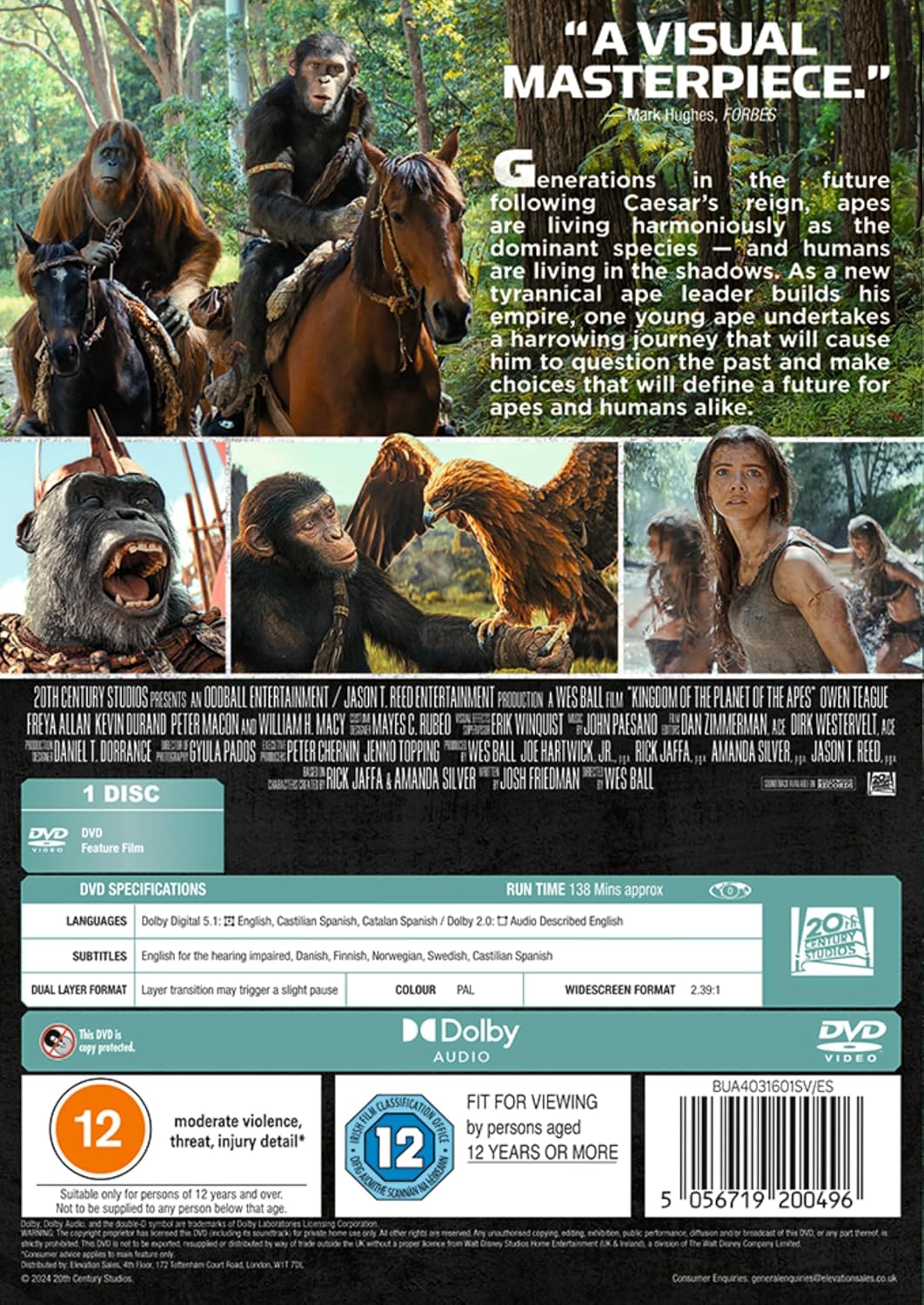The Kingdom of The Planet Of The Apes [DVD] 2