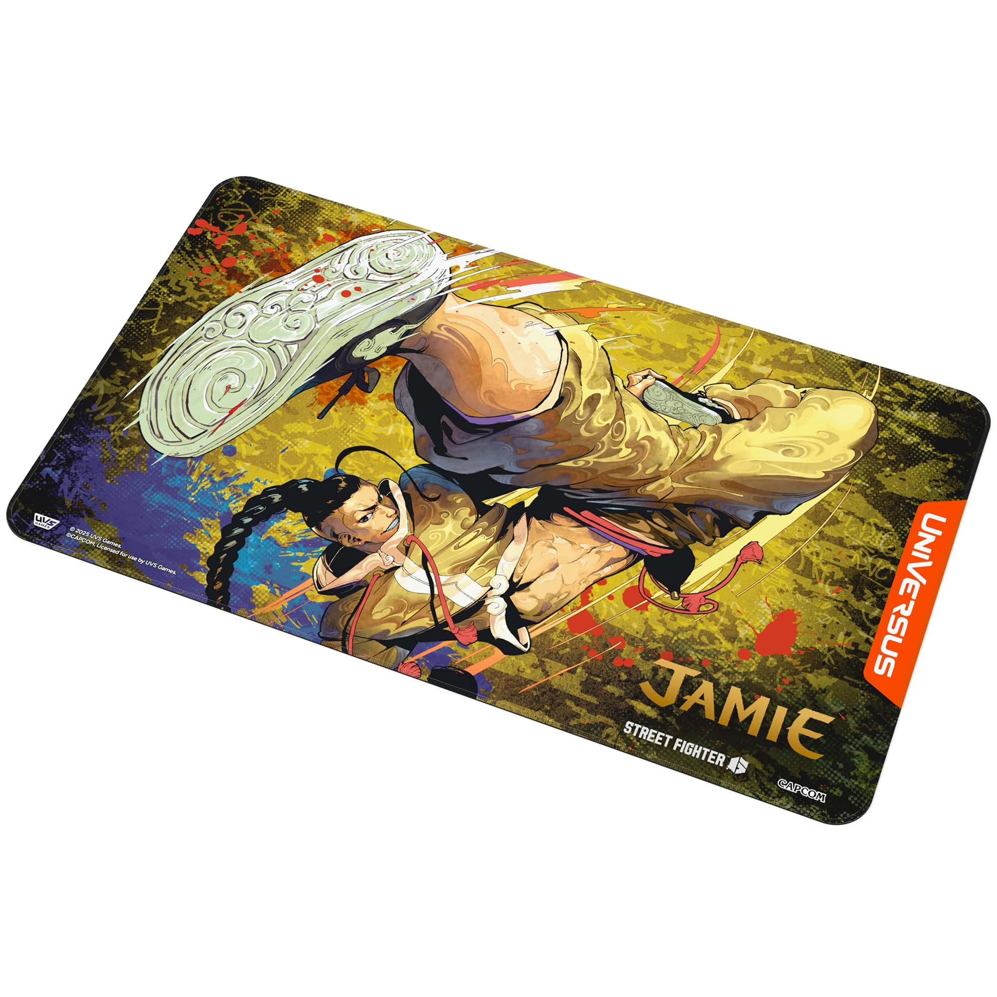 UniVersus Street Fighter 6: Challenger Series Playmat - Jamie | 24 x 14 Inches | Neoprene 8
