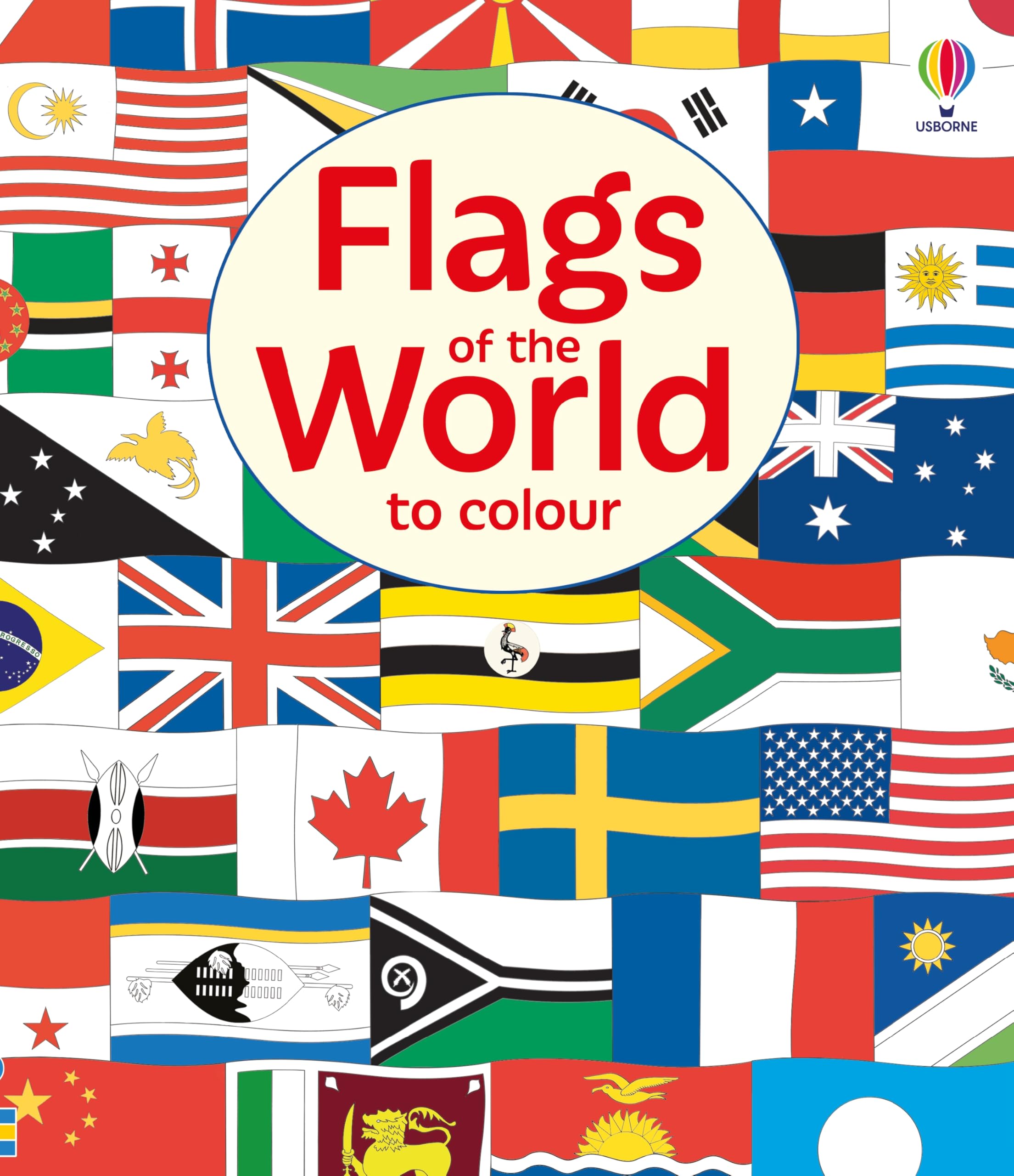 Usborne Flags of the World to Colour - Activity Book for Ages 6-9 1